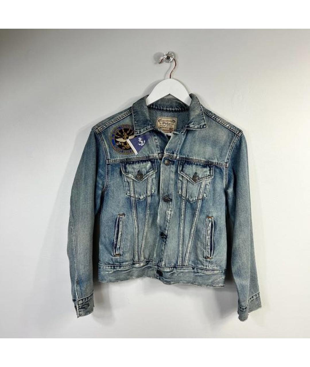 POLO RALPH LAUREN Голубая деним куртка, фото 8