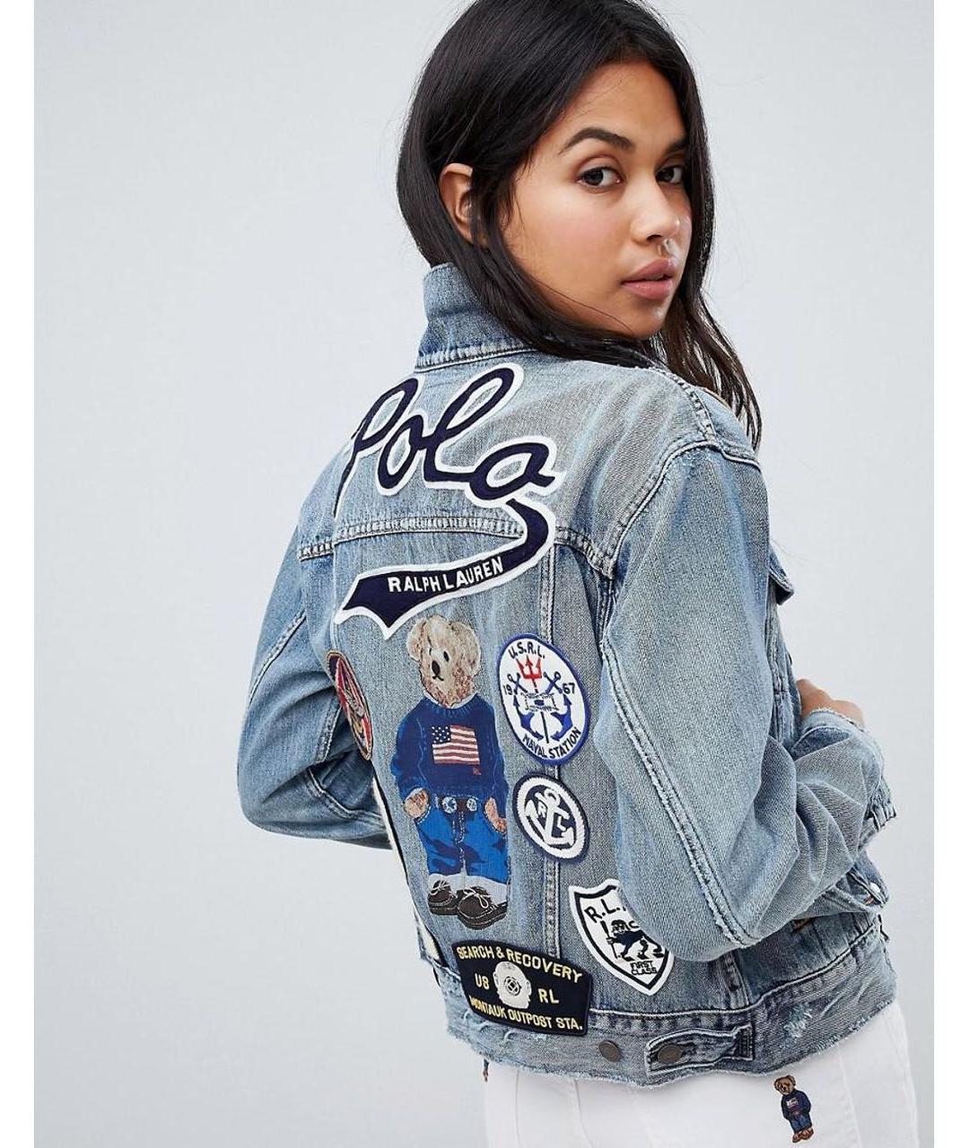 POLO RALPH LAUREN Голубая деним куртка, фото 6
