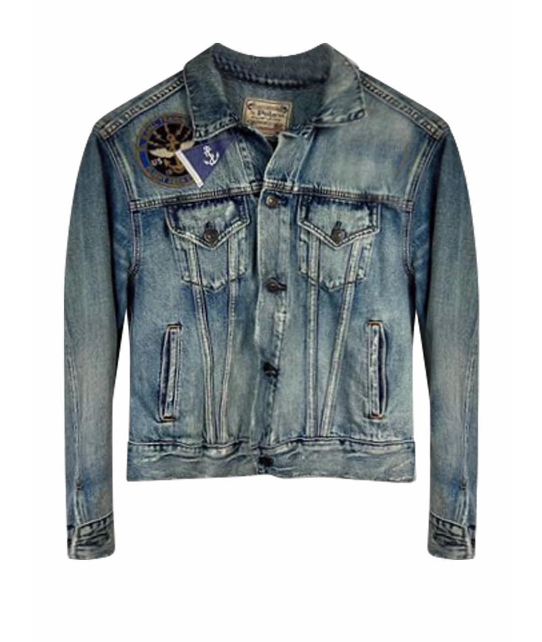 POLO RALPH LAUREN Голубая деним куртка, фото 1