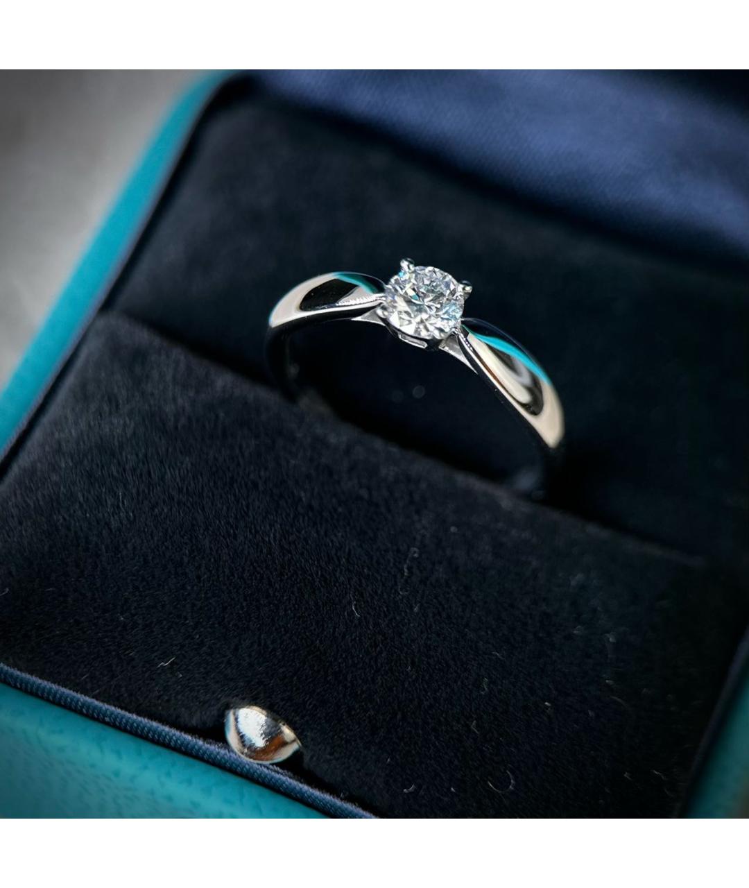 TIFFANY&CO Белое платиновое кольцо, фото 4