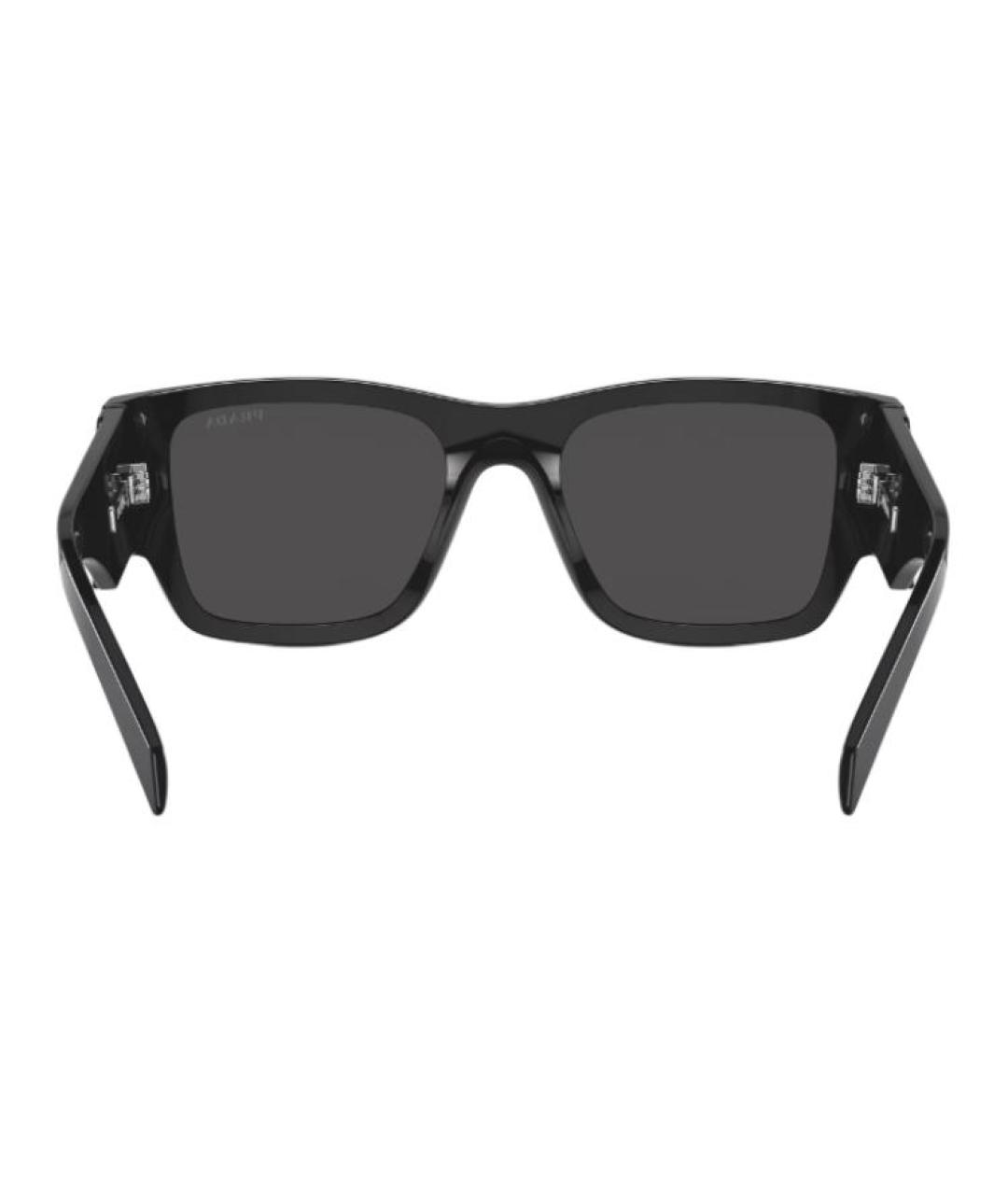PRADA Черные пластиковые солнцезащитные очки, фото 5