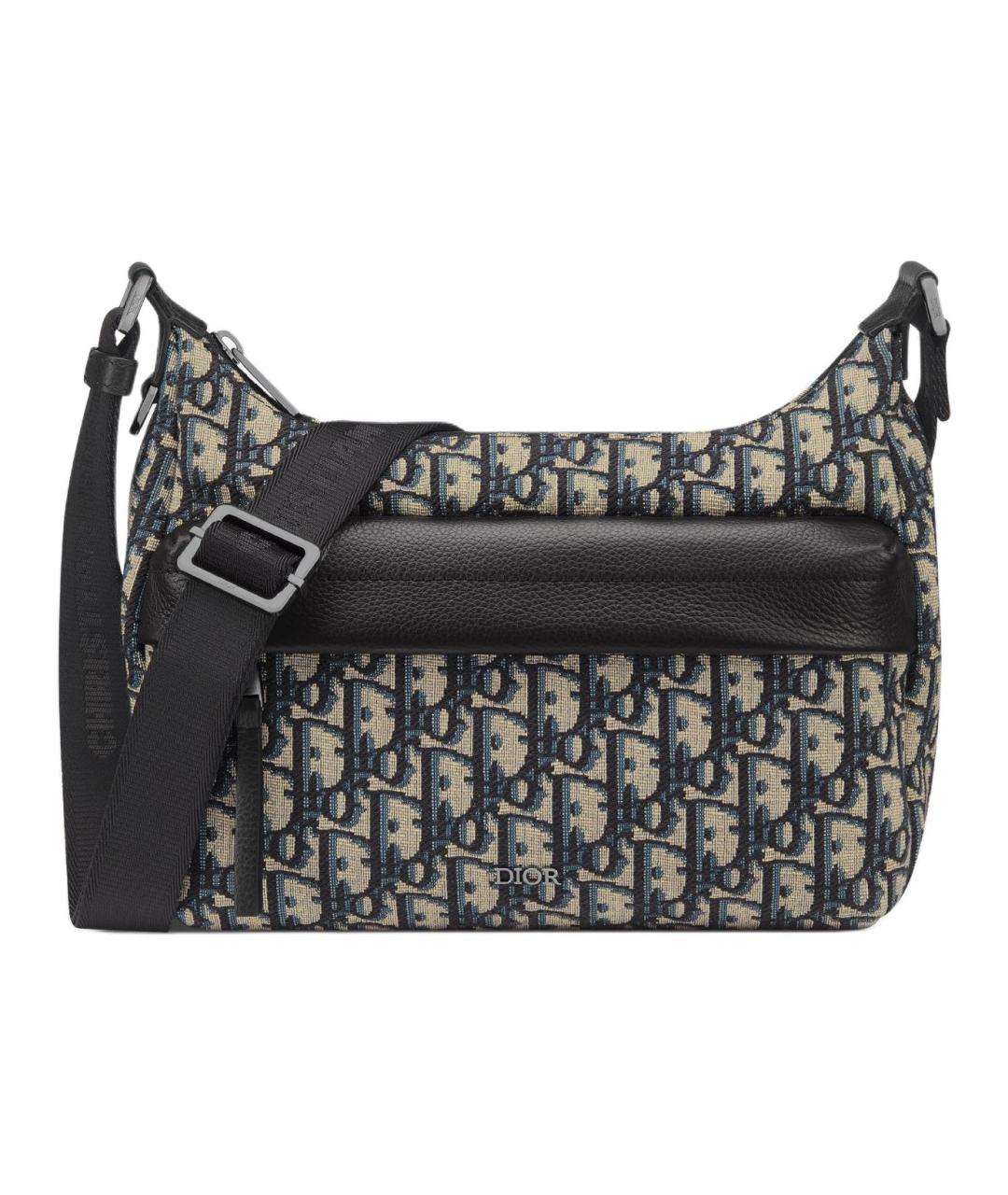 CHRISTIAN DIOR Темно-синяя сумка на плечо, фото 1