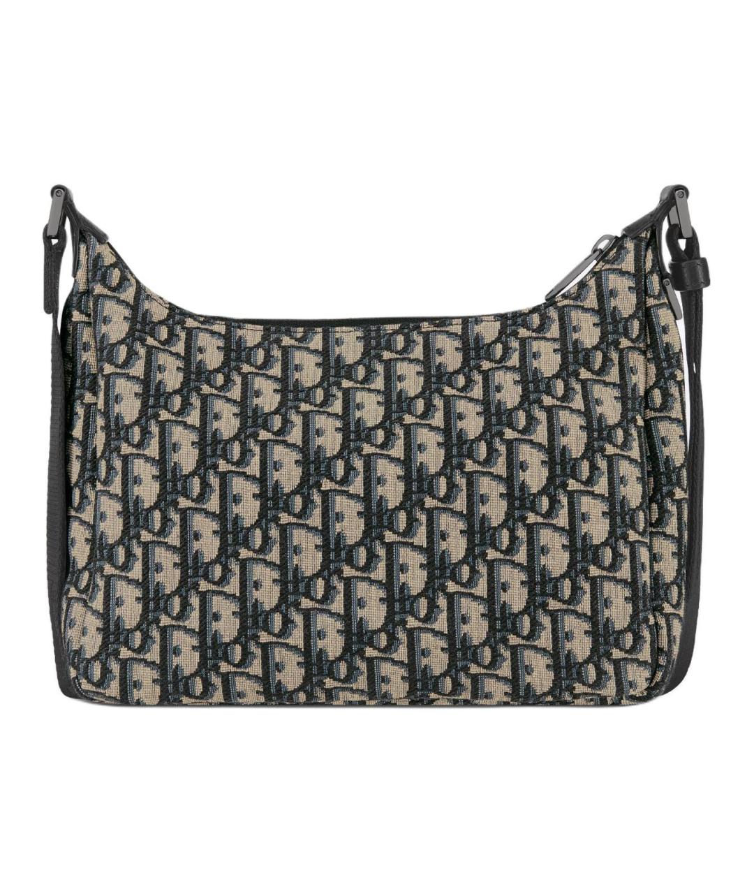 CHRISTIAN DIOR Темно-синяя сумка на плечо, фото 3