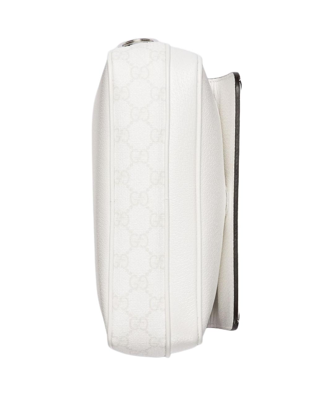 GUCCI Белая кожаная сумка через плечо, фото 5