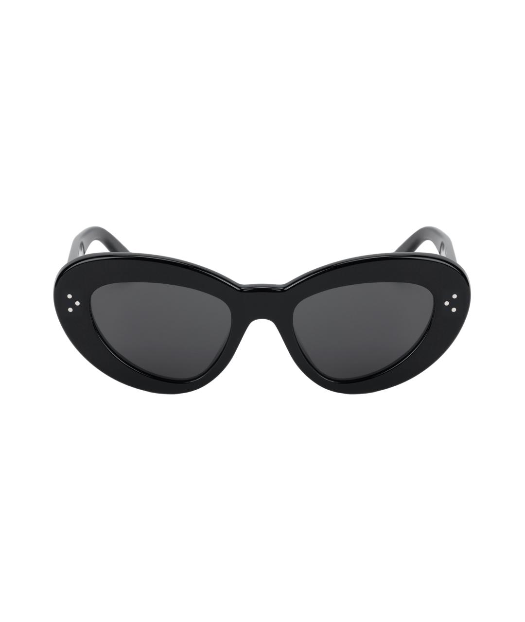 CELINE Черные пластиковые солнцезащитные очки, фото 2