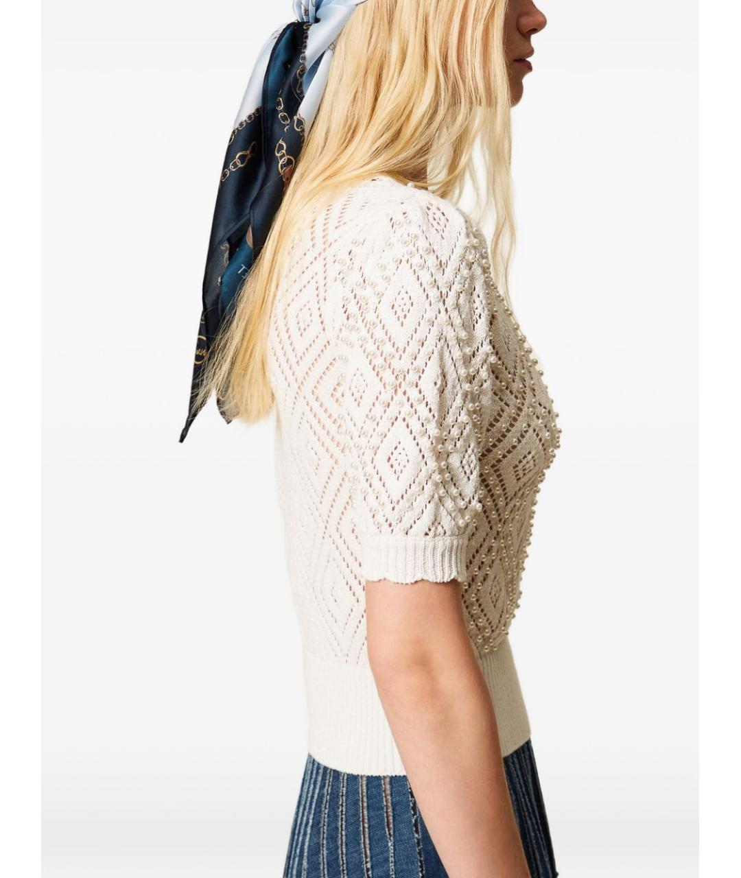 TWIN-SET Хлопковый джемпер / свитер, фото 3