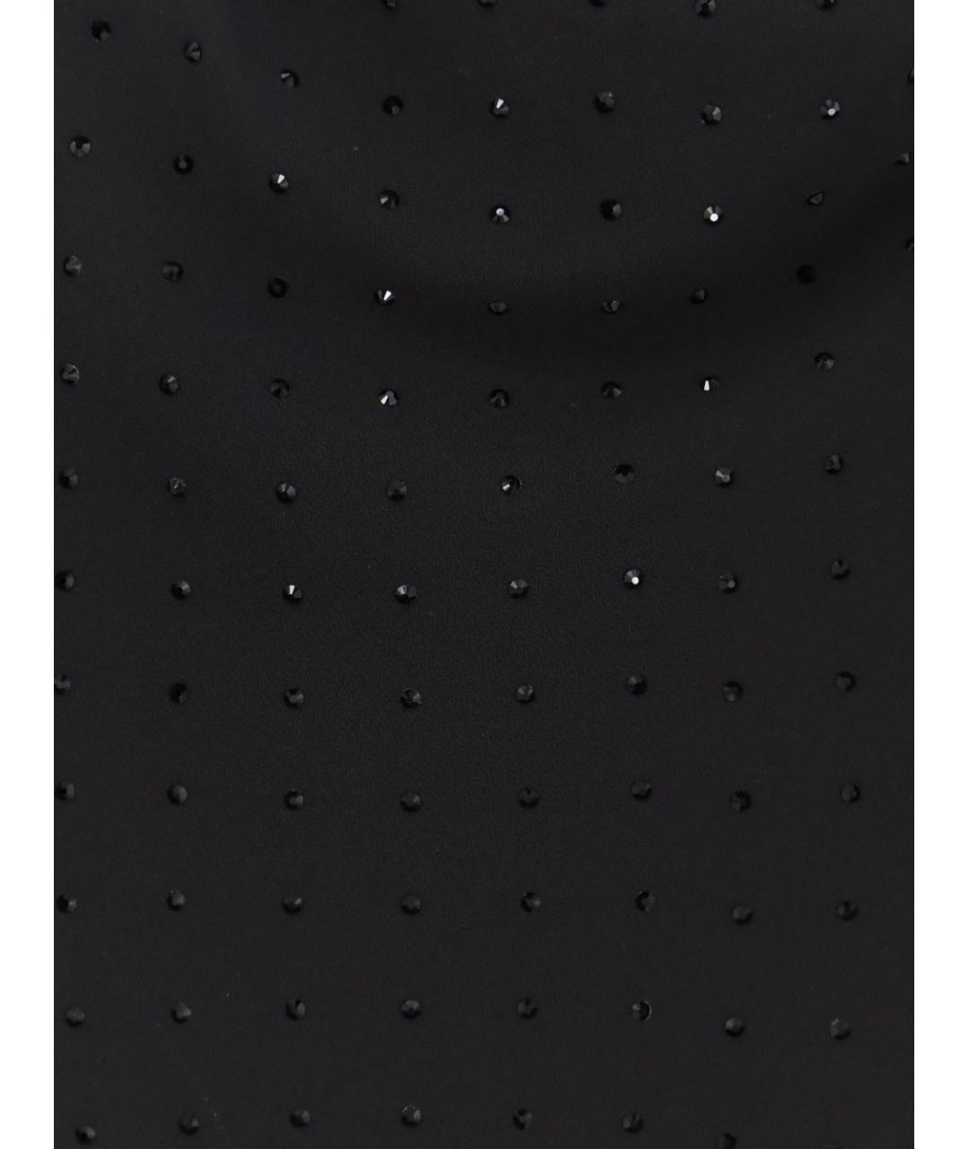 PINKO Черное полиэстеровое вечернее платье, фото 5