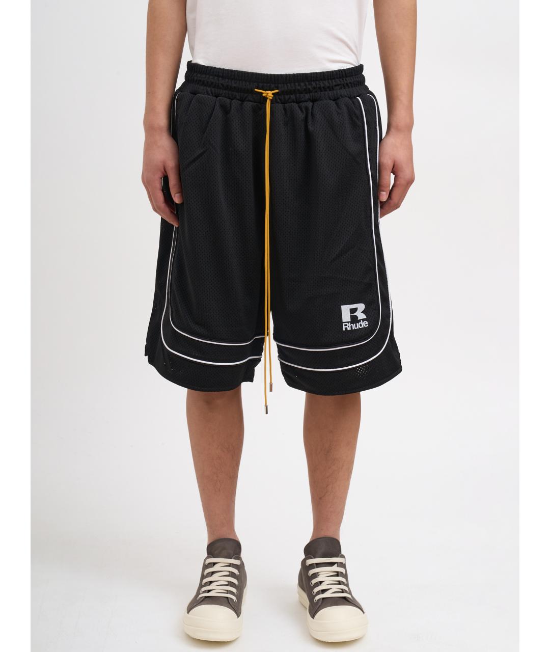 RHUDE Черные шорты, фото 6
