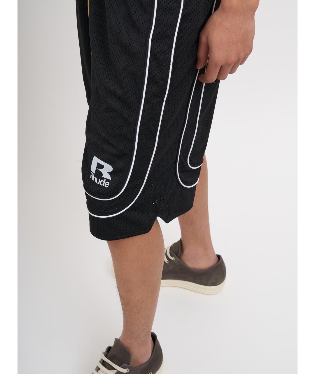 RHUDE Черные шорты, фото 4