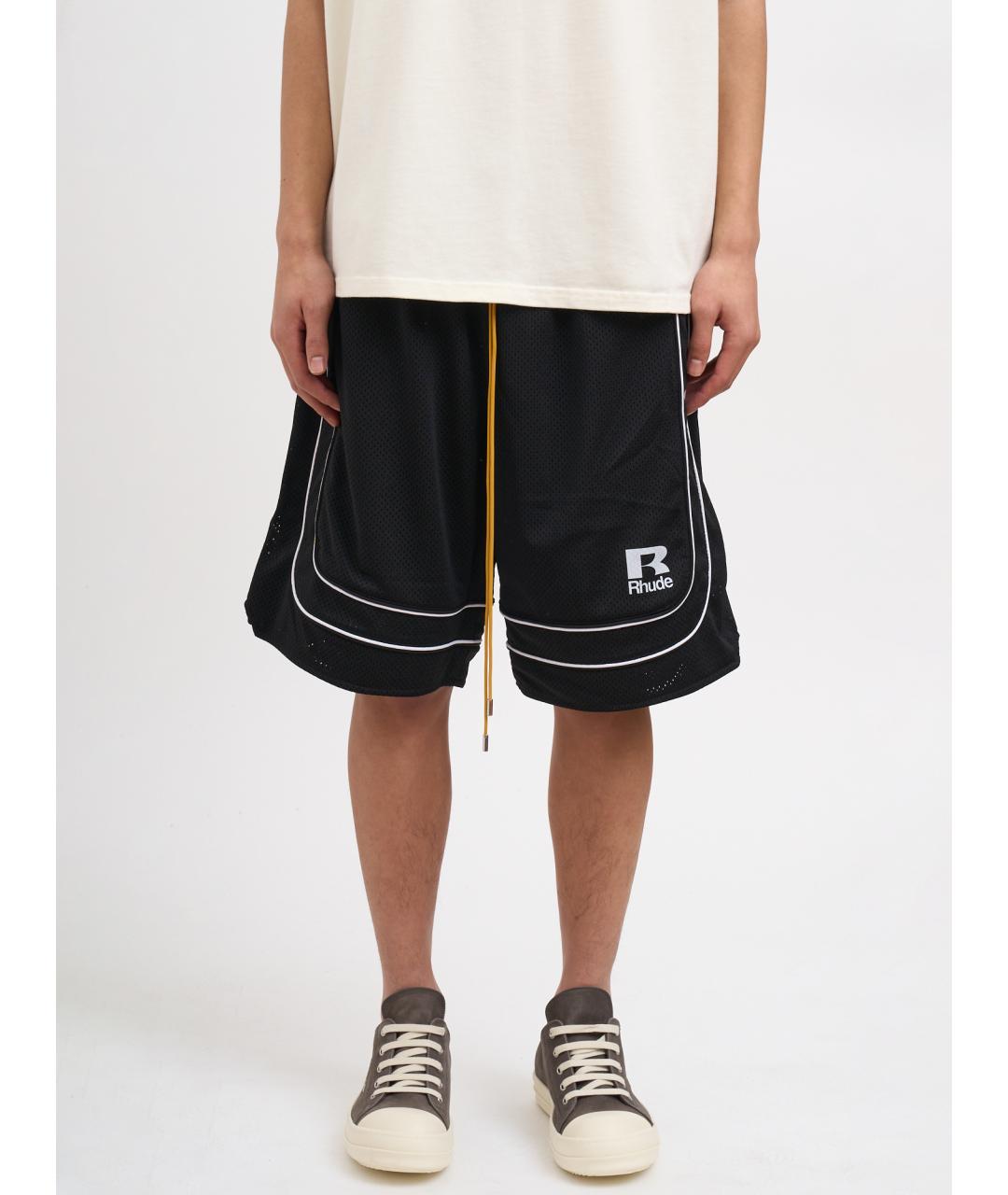 RHUDE Черные шорты, фото 2