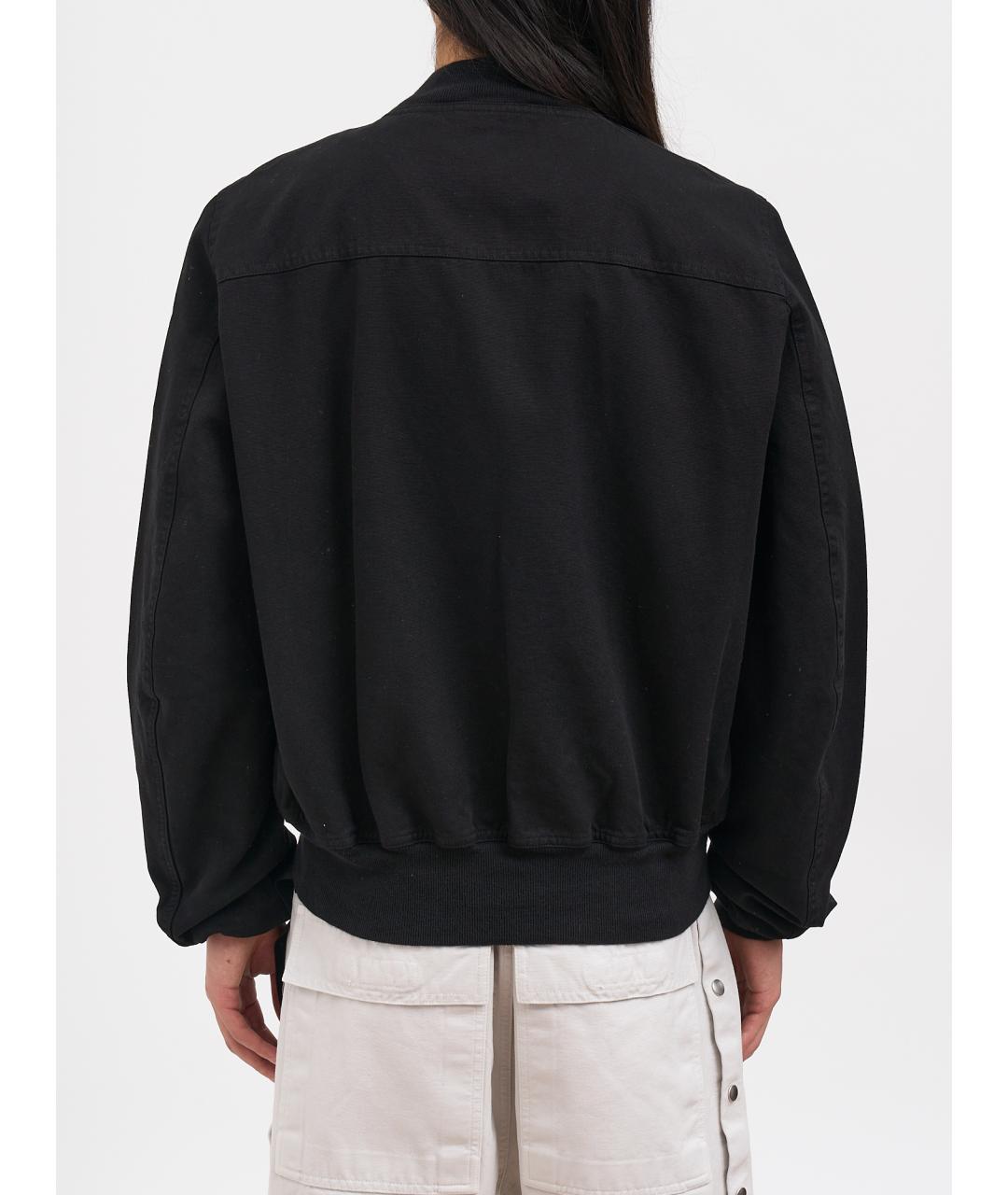RICK OWENS DRKSHDW Черная хлопковая куртка, фото 5