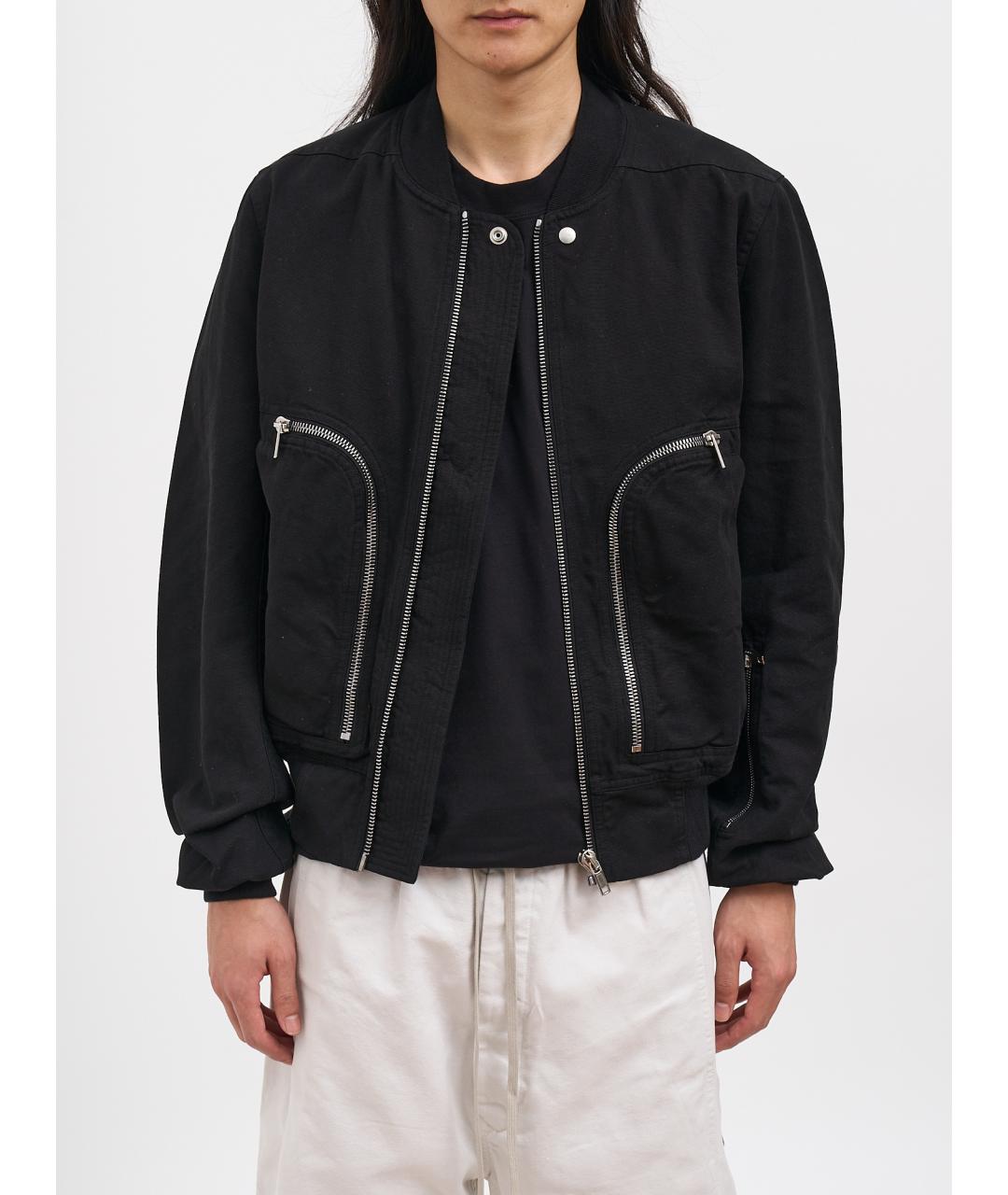 RICK OWENS DRKSHDW Черная хлопковая куртка, фото 2
