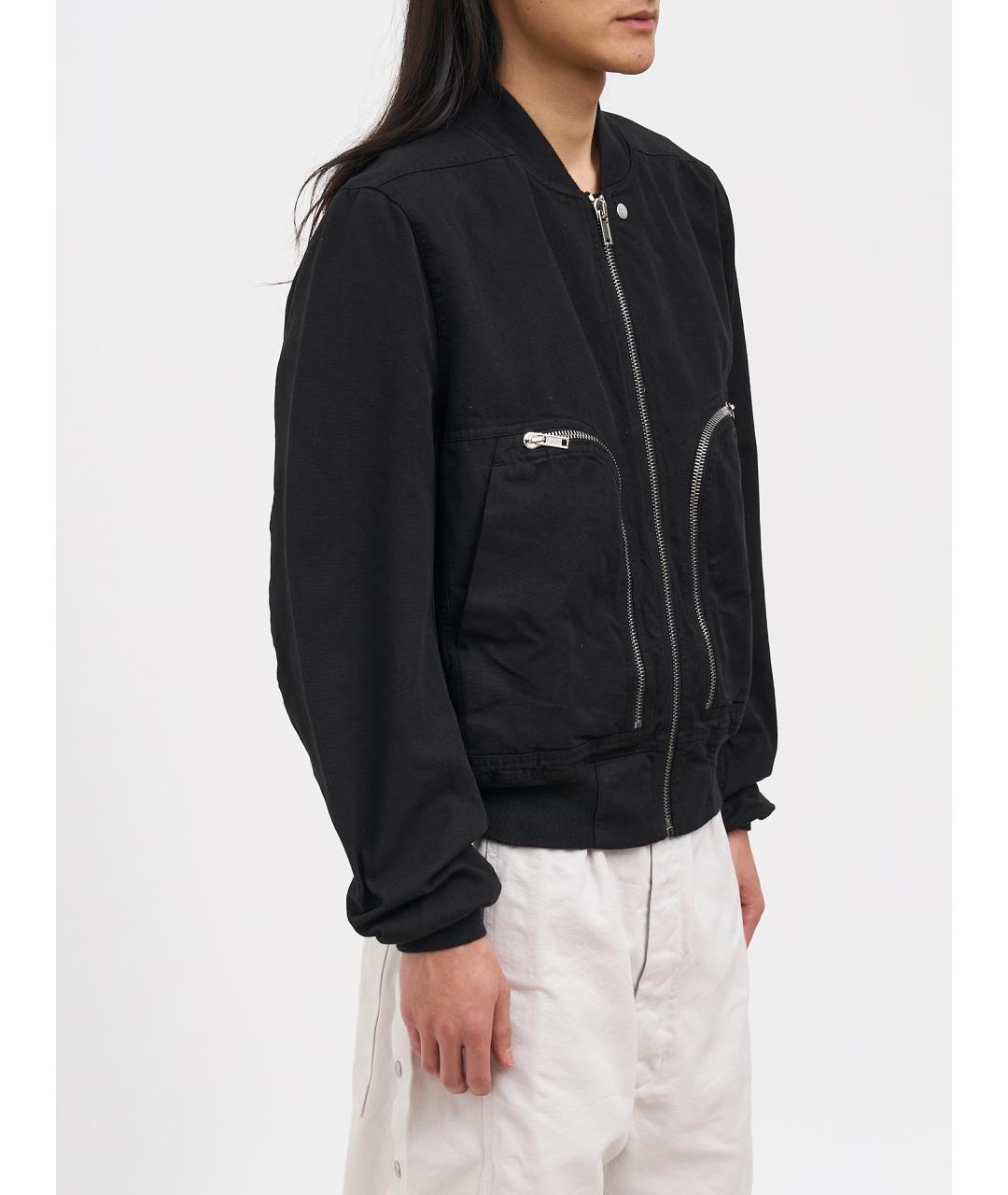RICK OWENS DRKSHDW Черная хлопковая куртка, фото 4