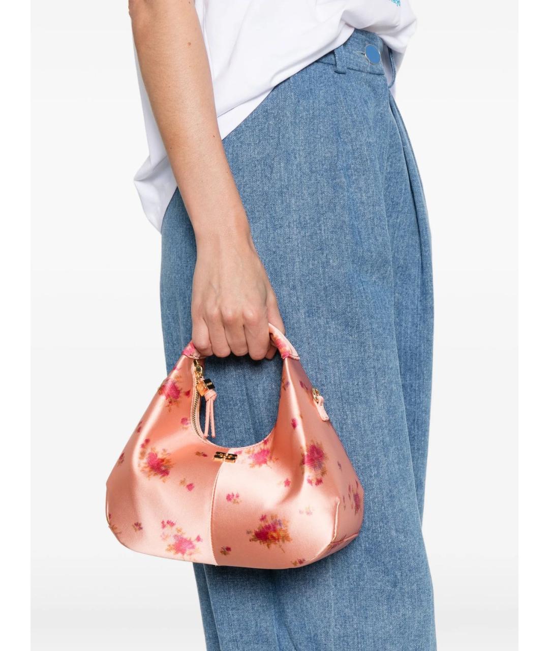 GANNI Мульти синтетическая сумка с короткими ручками, фото 5