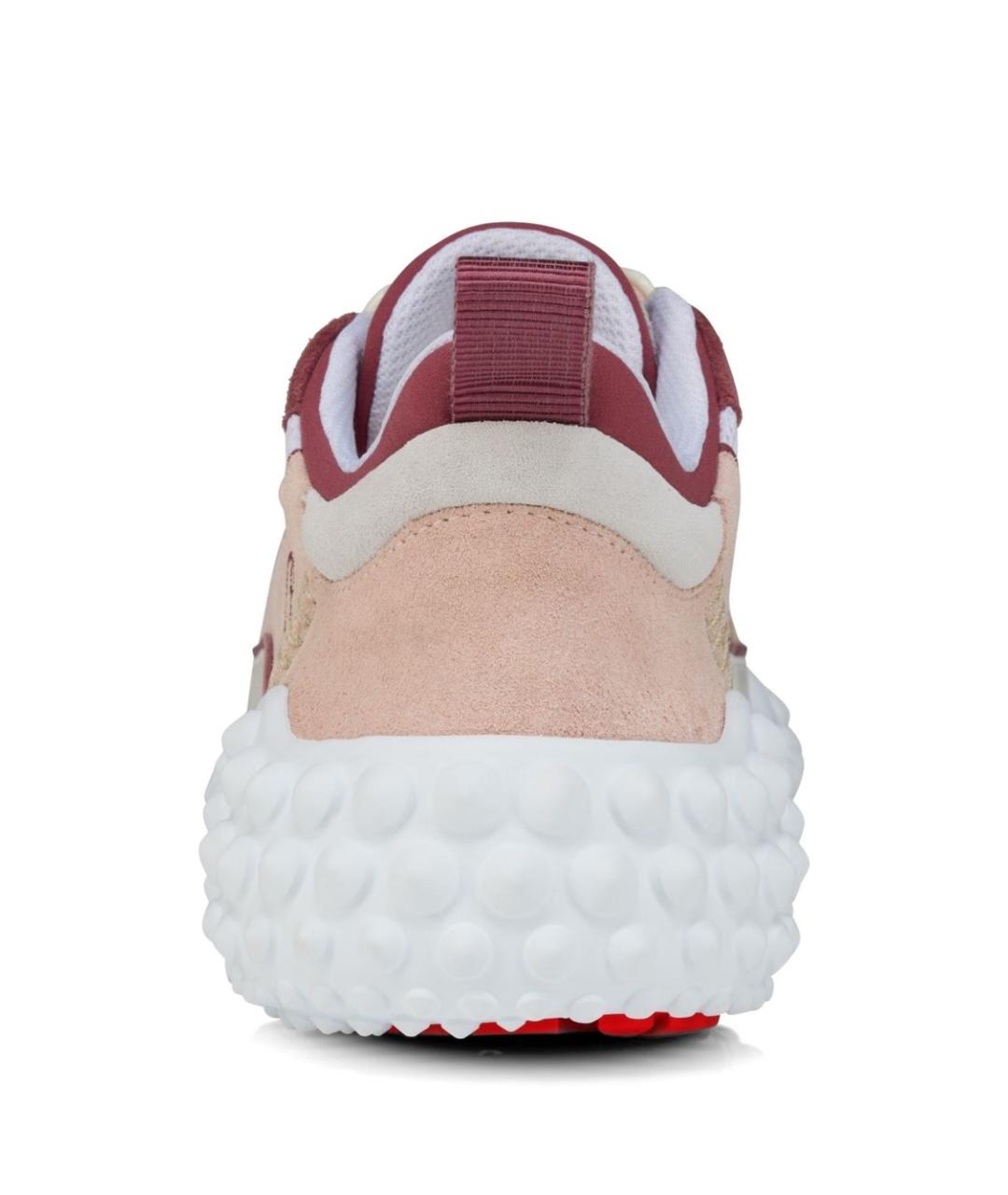 CHRISTIAN LOUBOUTIN Розовые кожаные кроссовки, фото 2