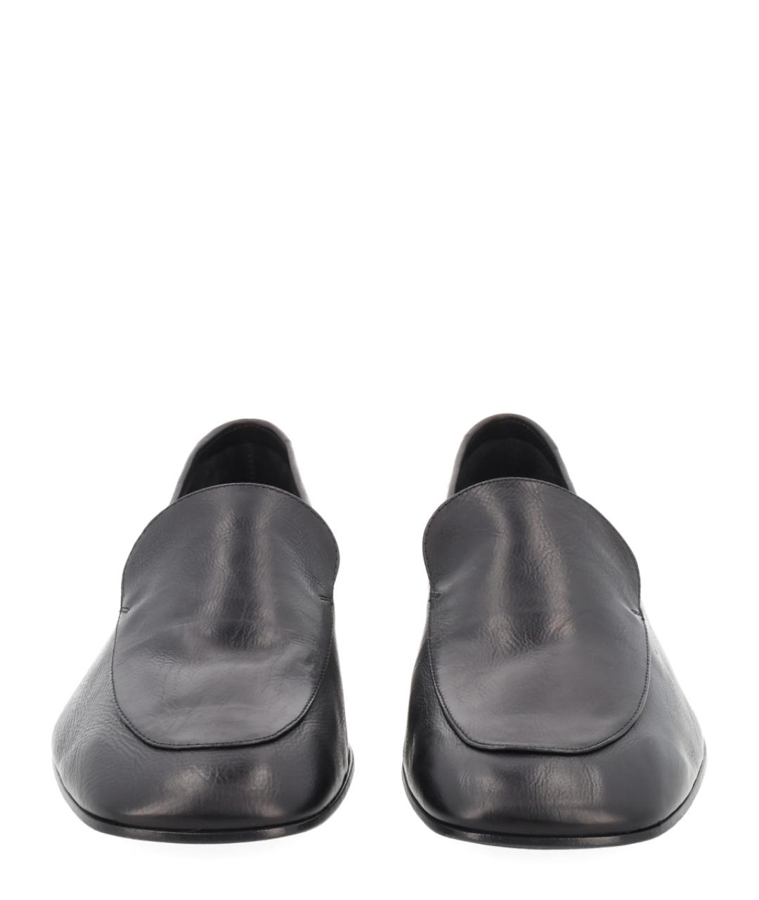 DRIES VAN NOTEN Черные кожаные лоферы, фото 2