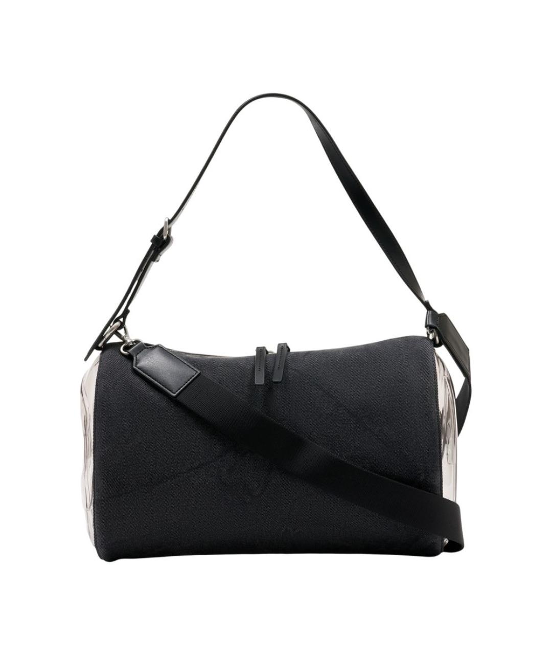 DIESEL Черная хлопковая сумка на плечо, фото 1