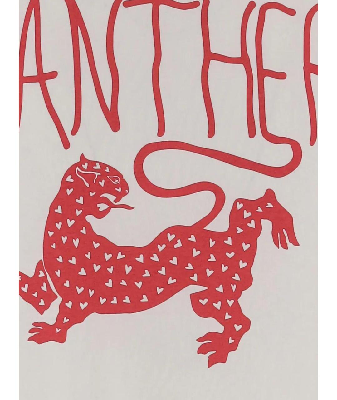 VALENTINO Белая хлопковая футболка, фото 3