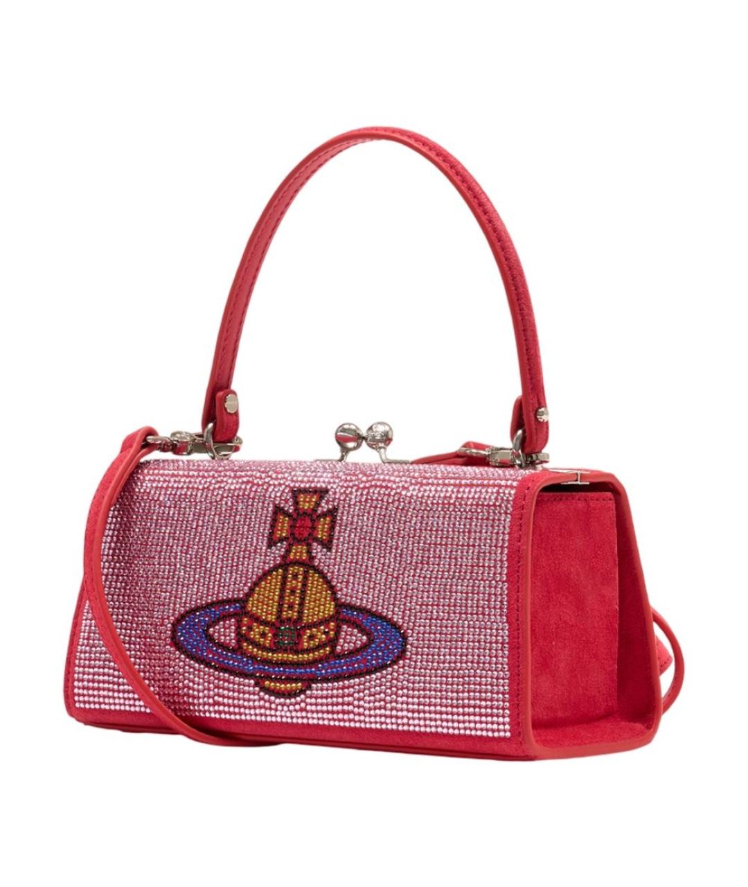 VIVIENNE WESTWOOD Розовая сумка с короткими ручками, фото 2