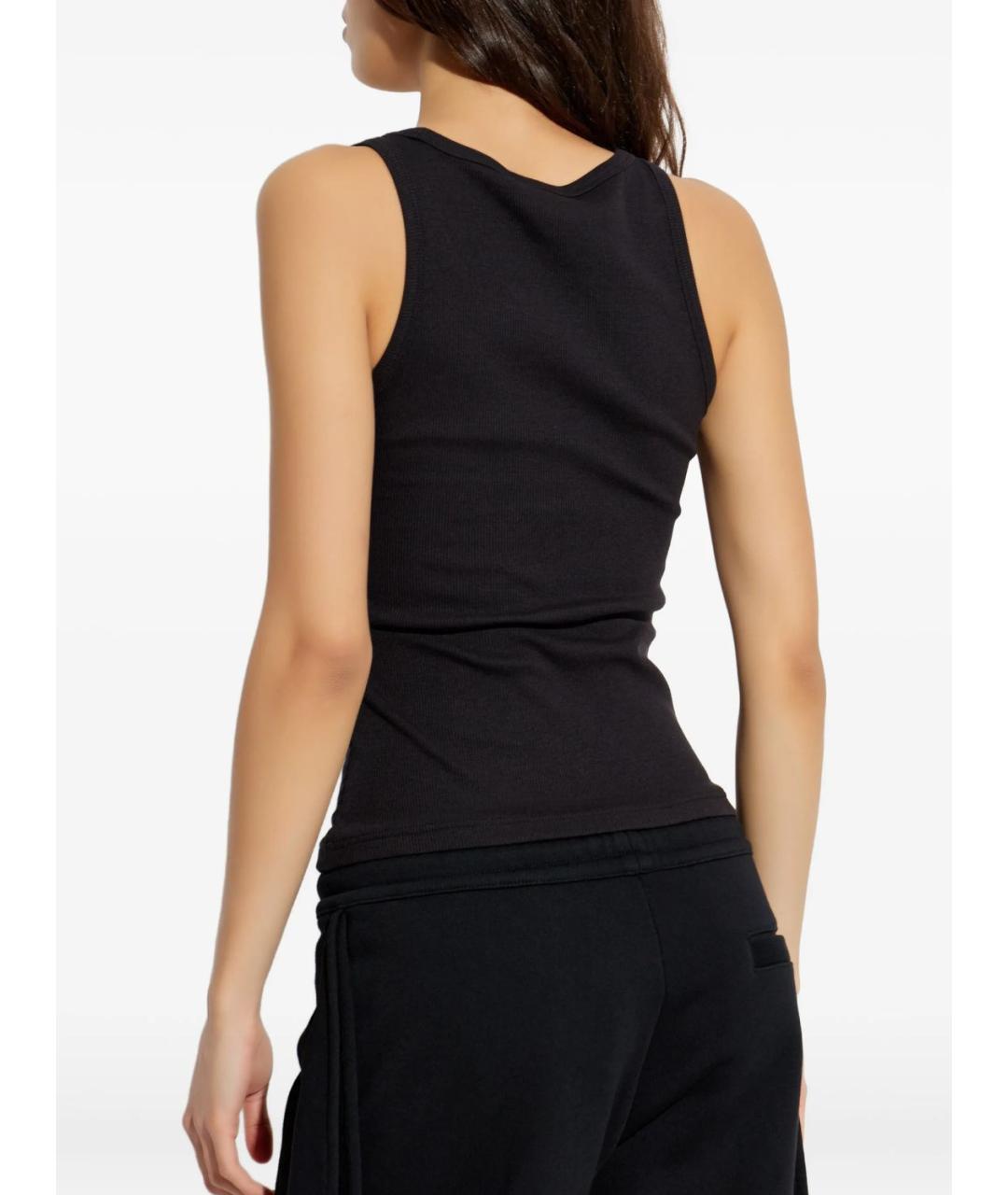 ALAIA Черная хлопковая майка, фото 5