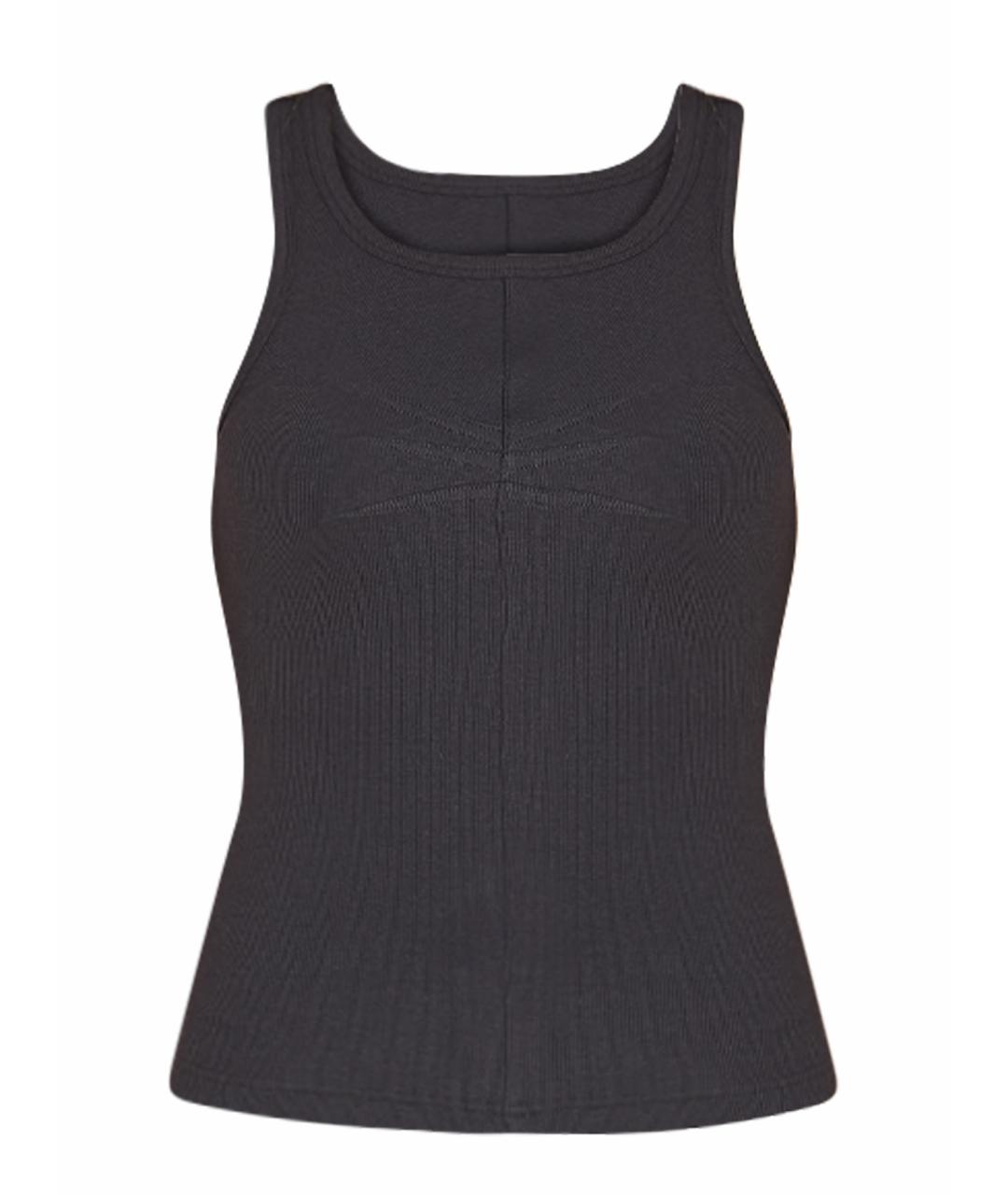 ALAIA Черная хлопковая майка, фото 1