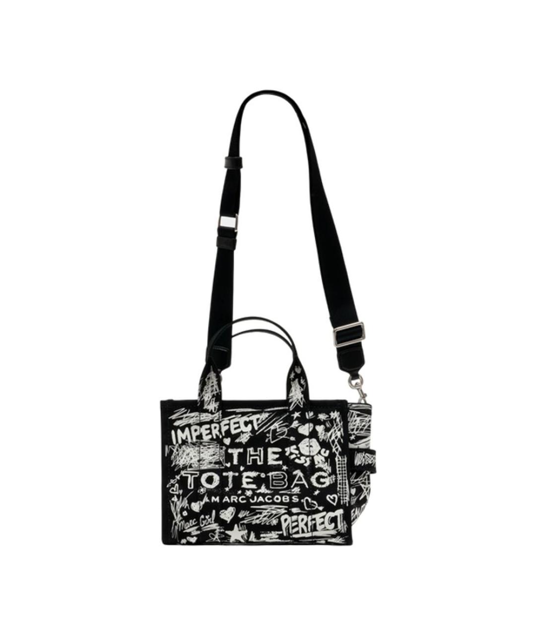 MARC JACOBS Черная хлопковая сумка тоут, фото 1
