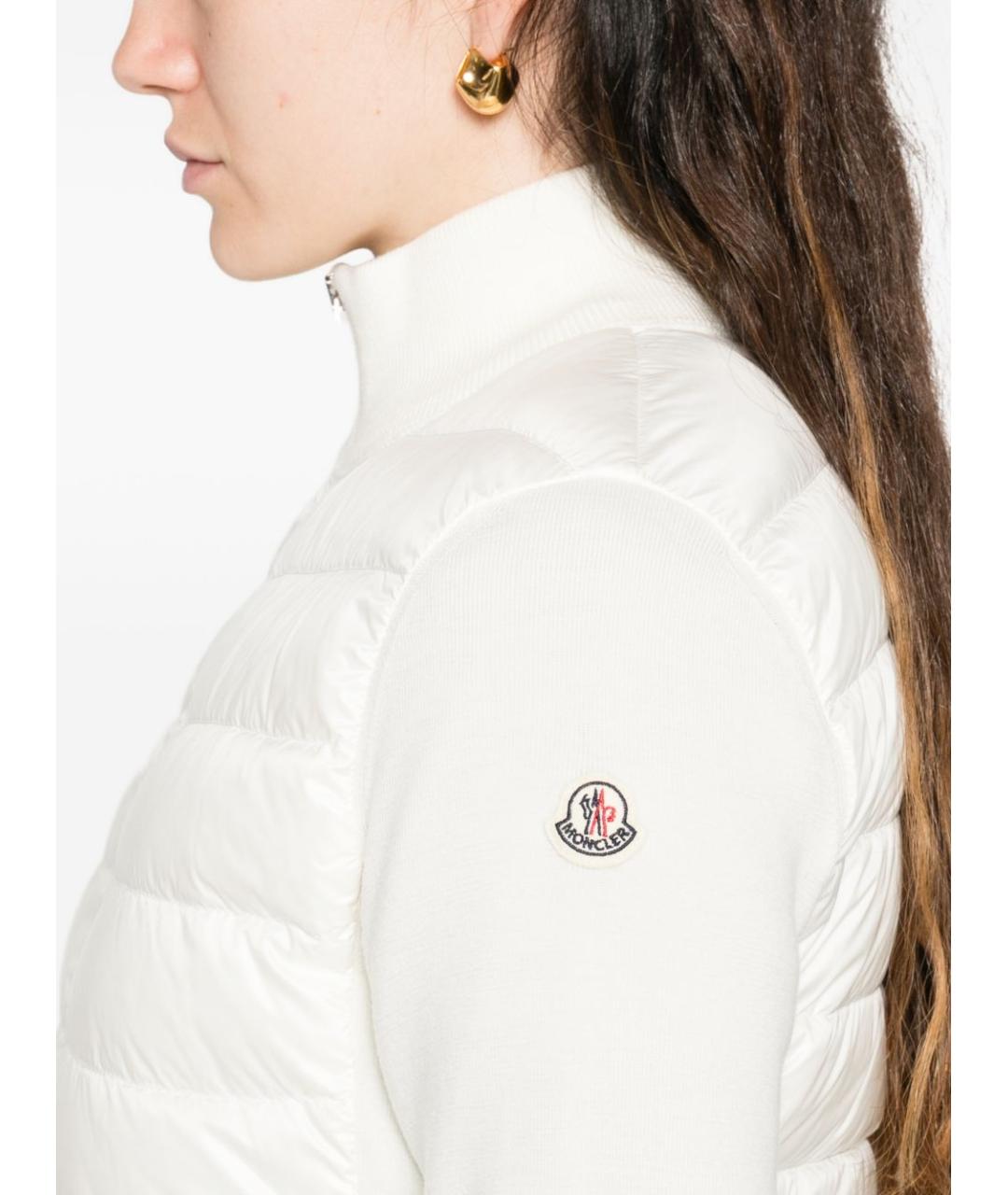MONCLER Белая куртка, фото 4