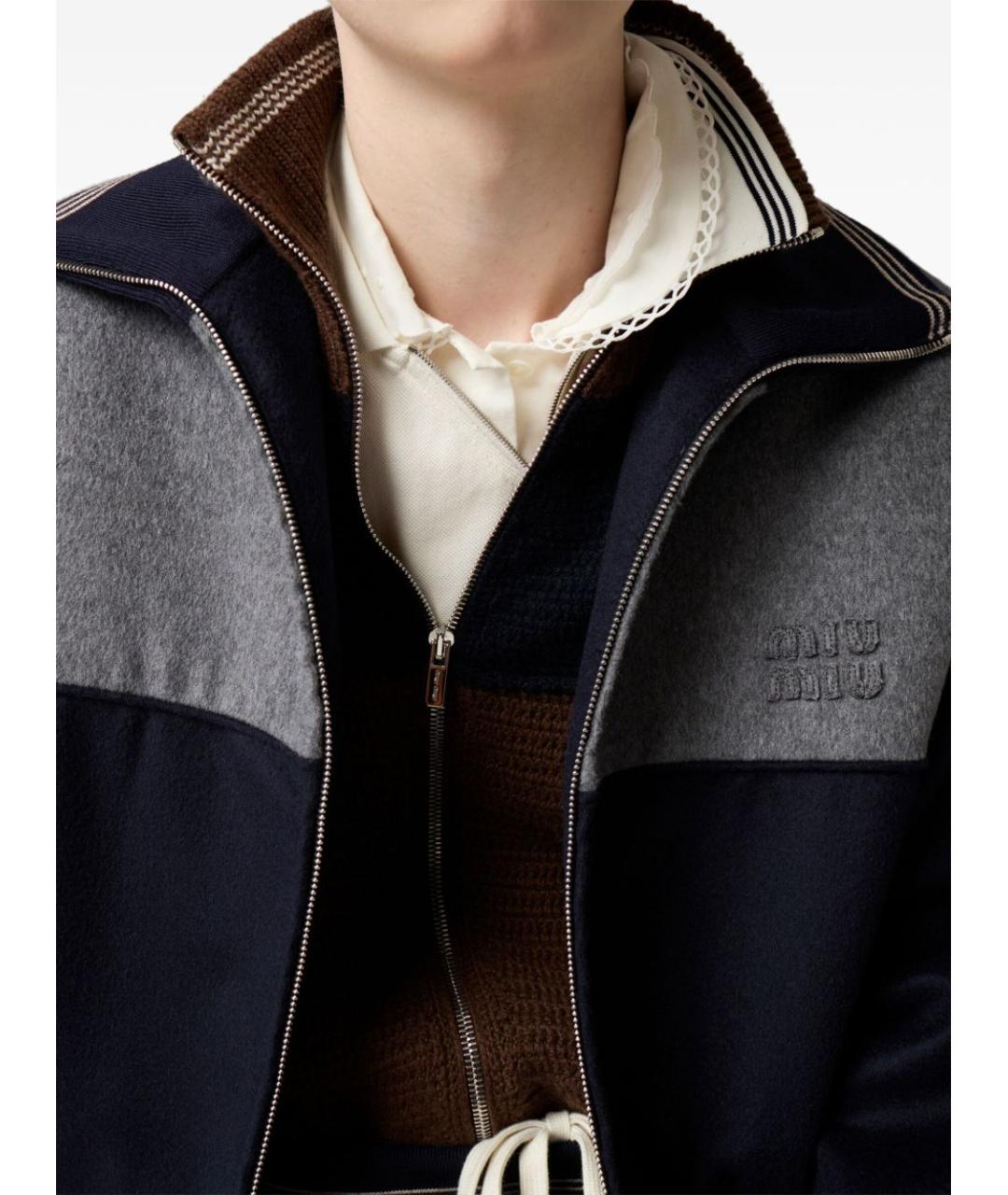 MIU MIU Белая хлопковая футболка, фото 4