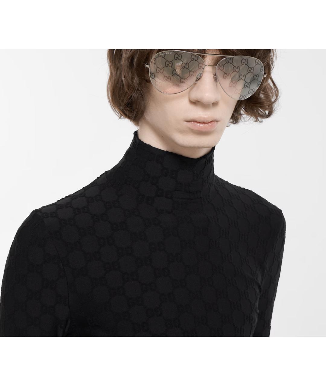 GUCCI Черная полиамидовая водолазка, фото 2