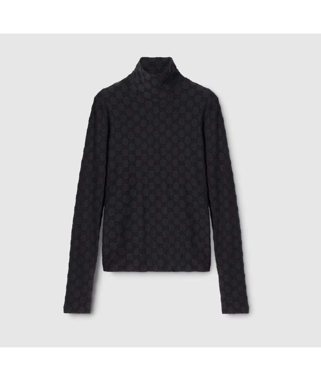 GUCCI Черная полиамидовая водолазка, фото 4