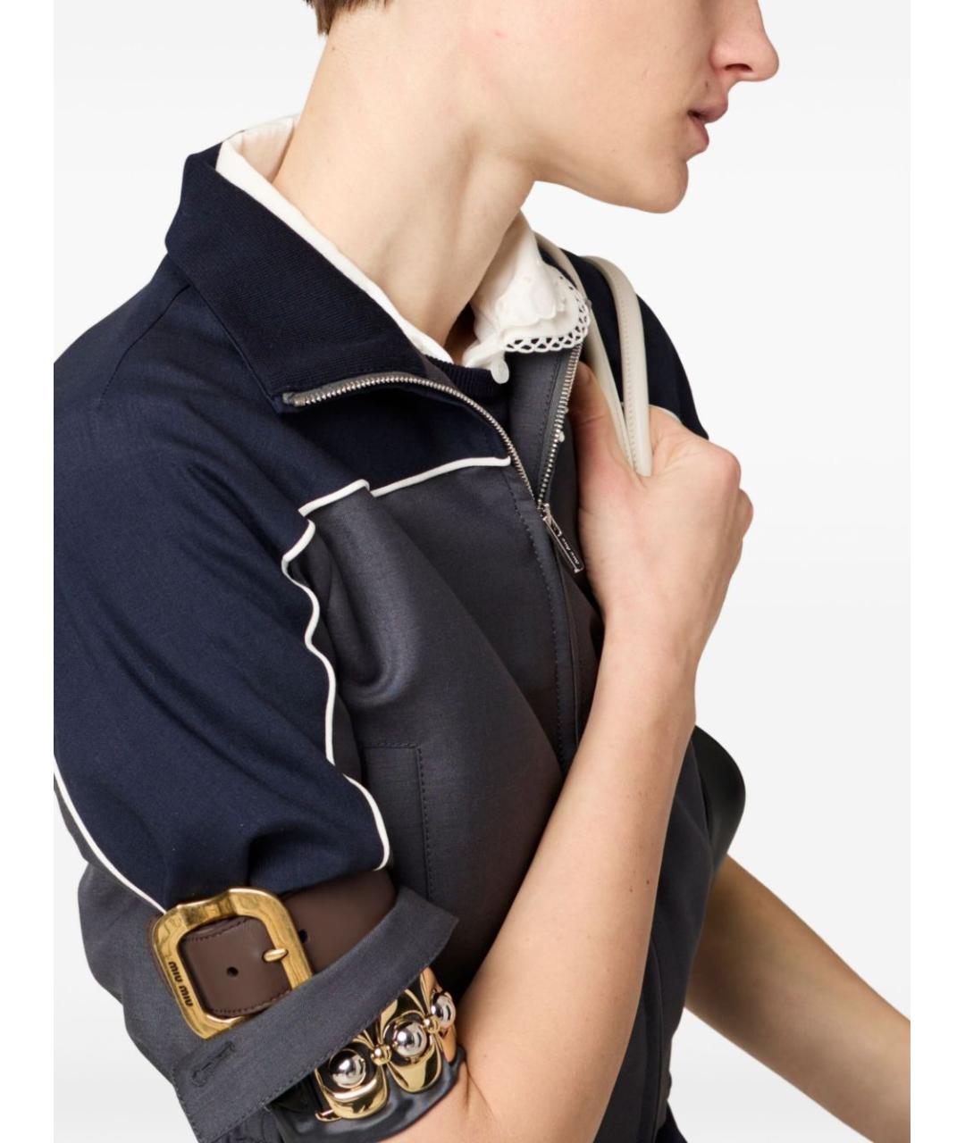 MIU MIU Белая хлопковая рубашка, фото 2