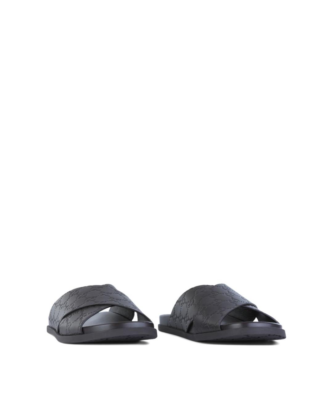 GUCCI Кожаные шлепанцы, фото 5
