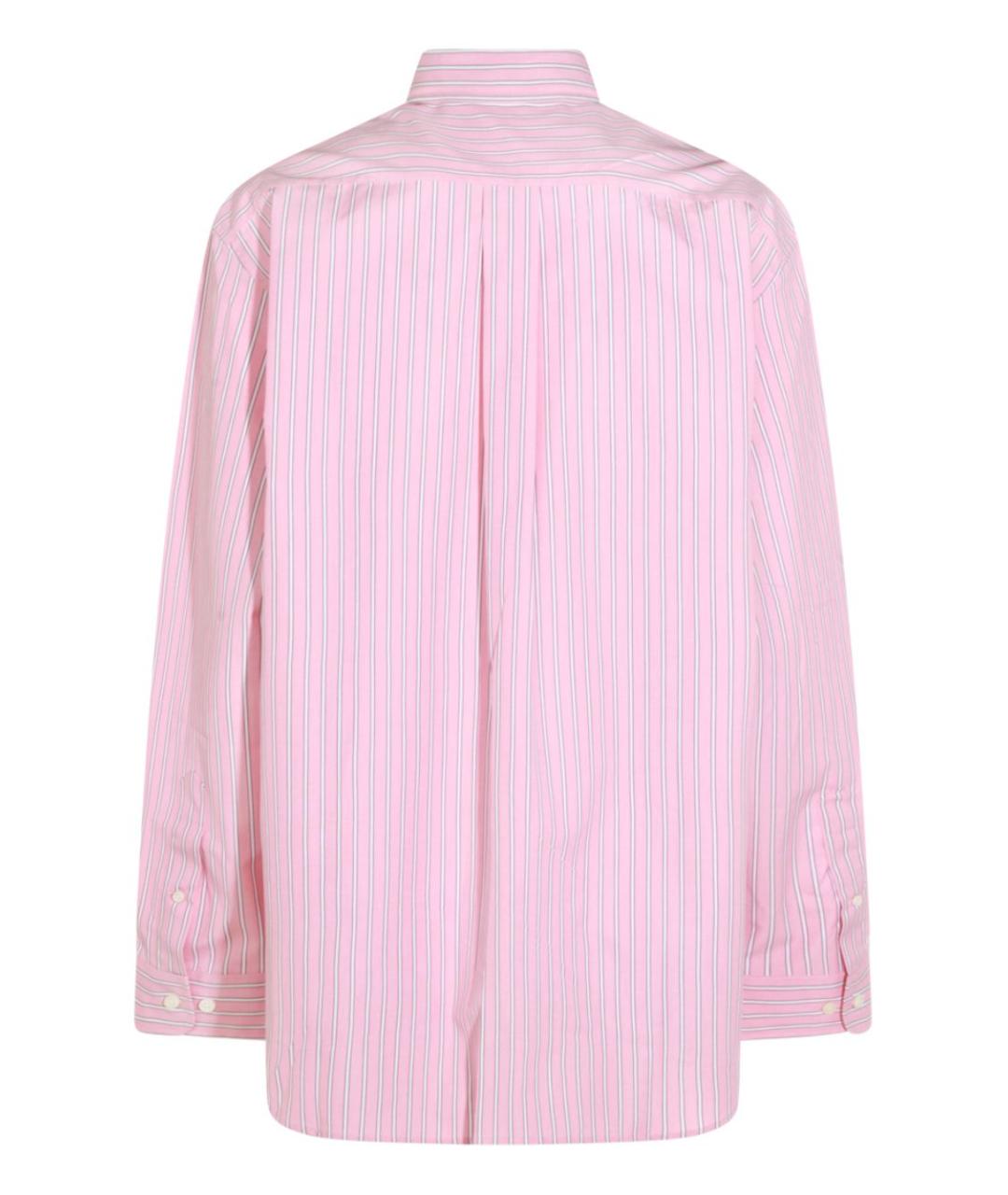 MIU MIU Розовая хлопковая рубашка, фото 3