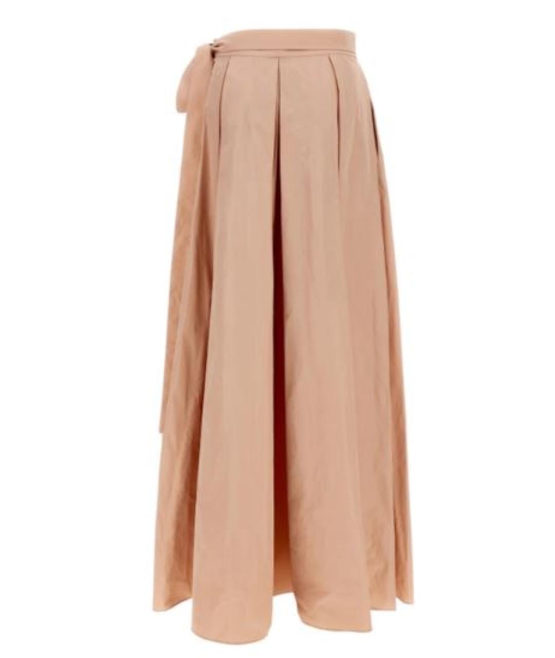PINKO Розовая полиэстеровая юбка макси, фото 2