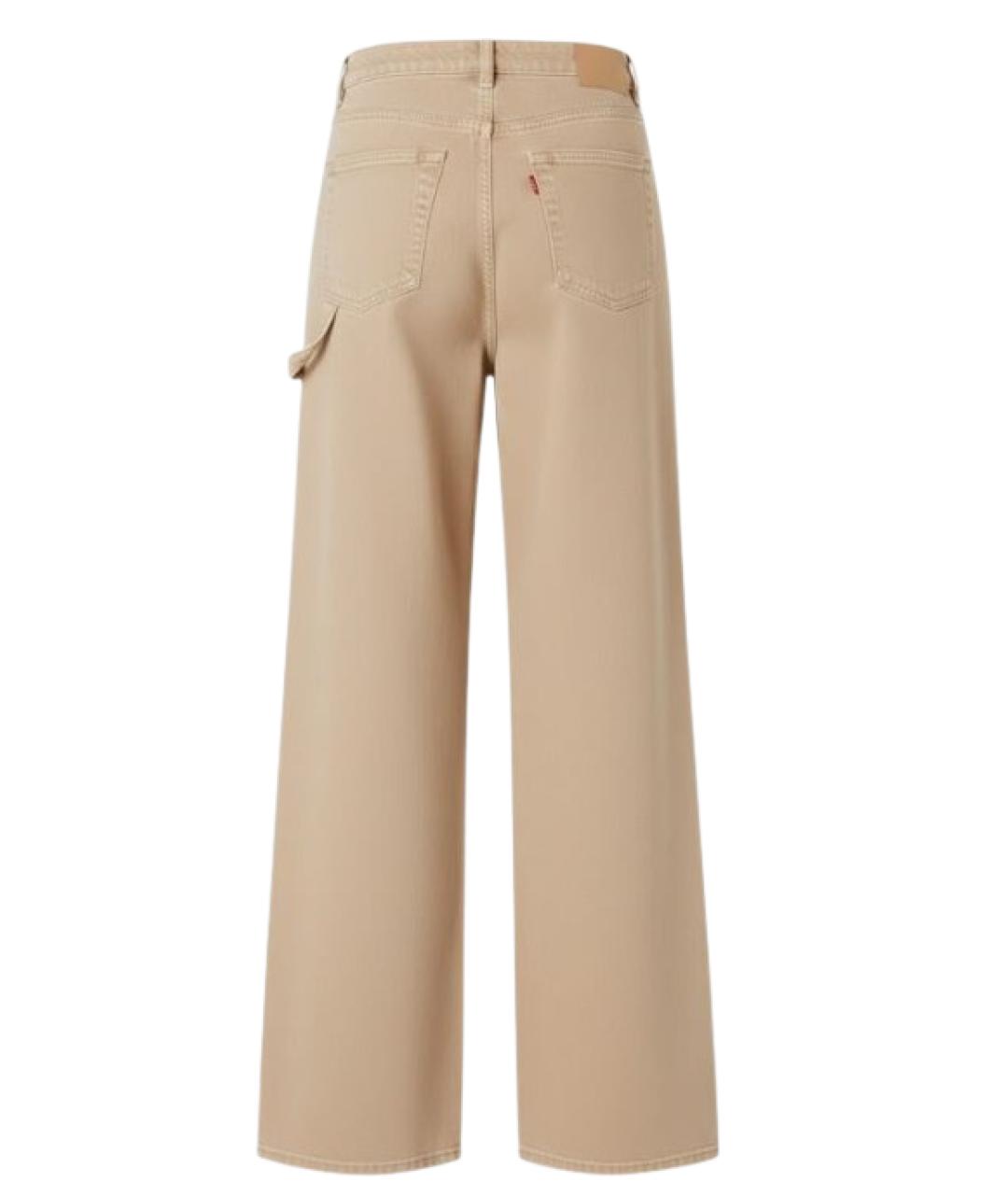 PINKO Бежевые прямые джинсы, фото 2