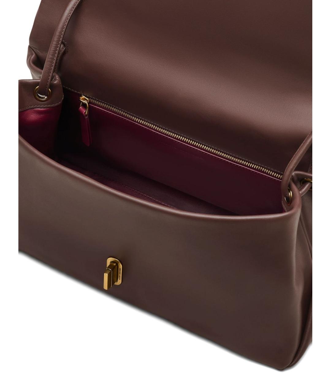 MARC JACOBS Коричневая кожаная сумка через плечо, фото 3