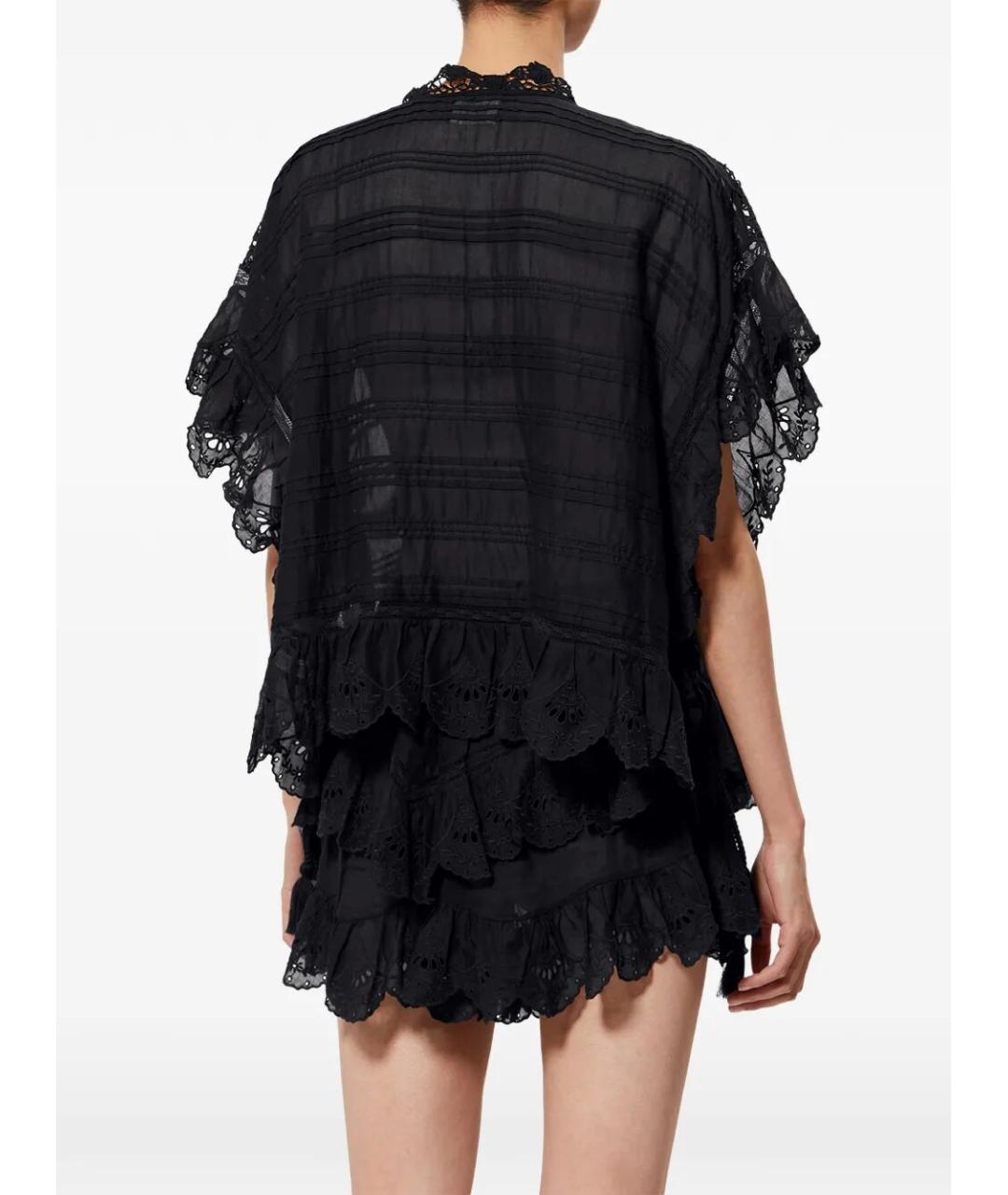 ISABEL MARANT Черная хлопковая блузы, фото 3