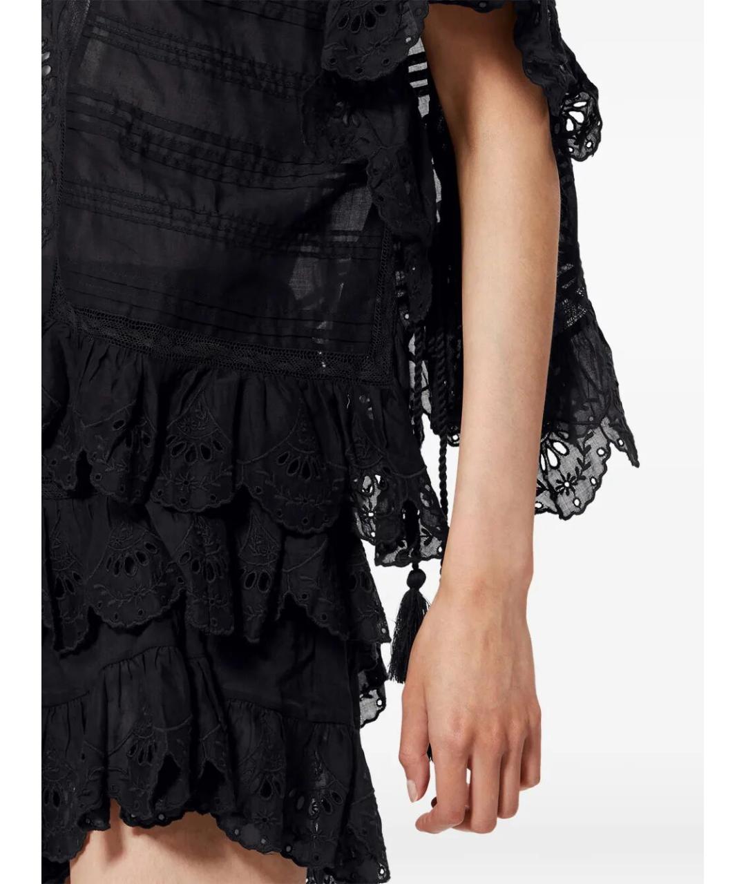 ISABEL MARANT Черная хлопковая блузы, фото 4