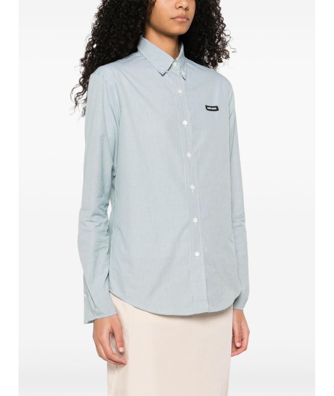 MIU MIU Мульти хлопковая рубашка, фото 5