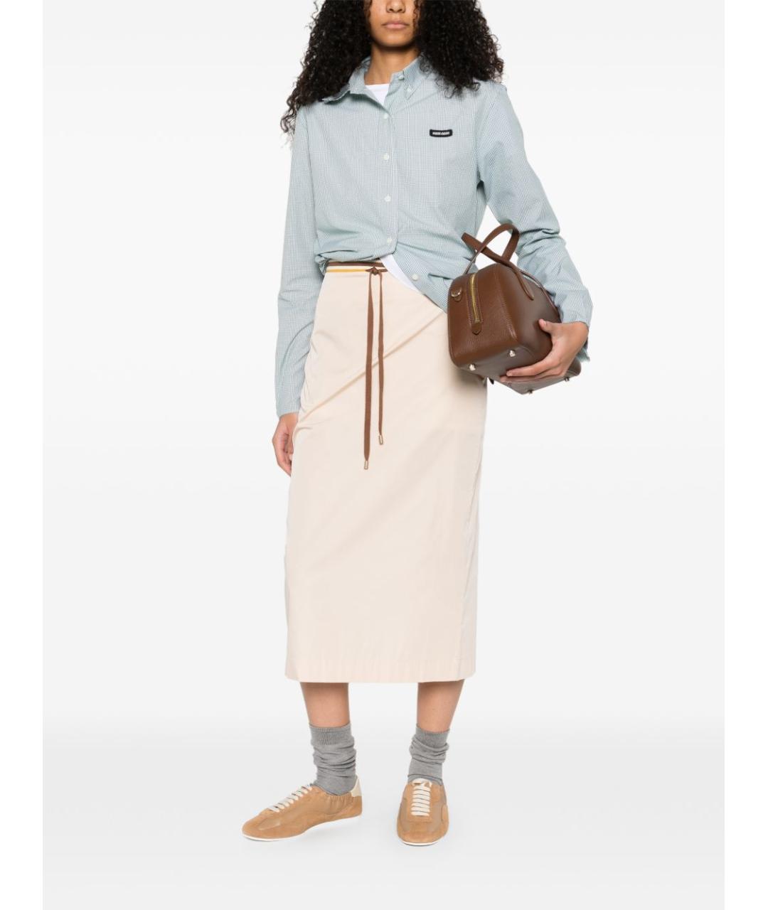 MIU MIU Мульти хлопковая рубашка, фото 4