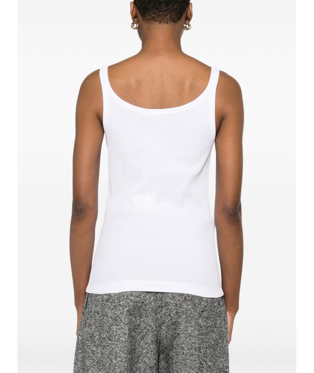 DOLCE&GABBANA Белая хлопковая майка, фото 4