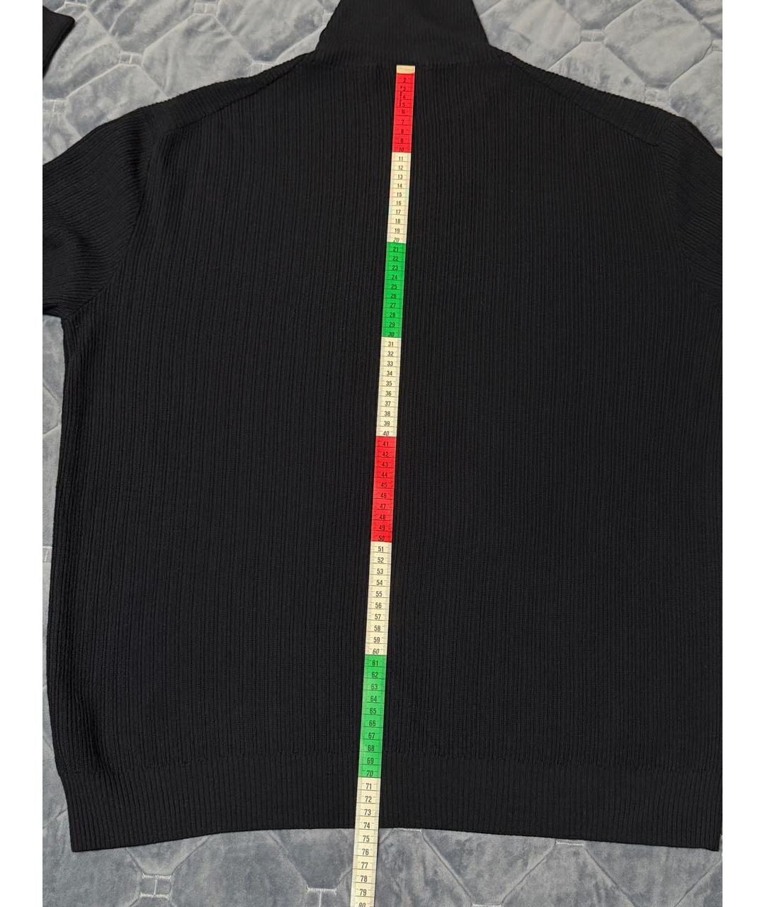 ERMENEGILDO ZEGNA XXX Темно-синий шерстяной джемпер / свитер, фото 7