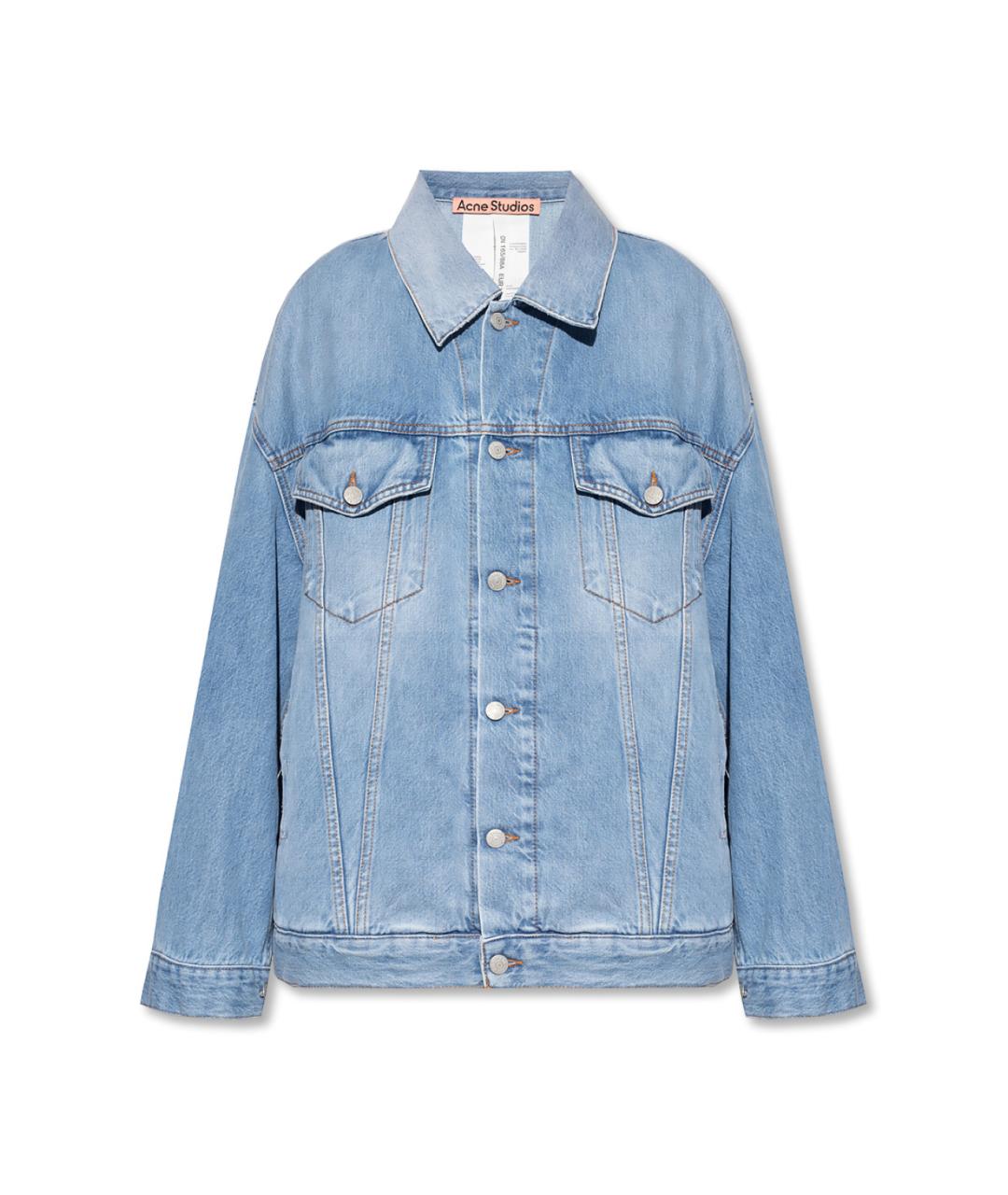 ACNE STUDIOS Синяя хлопковая куртка, фото 1