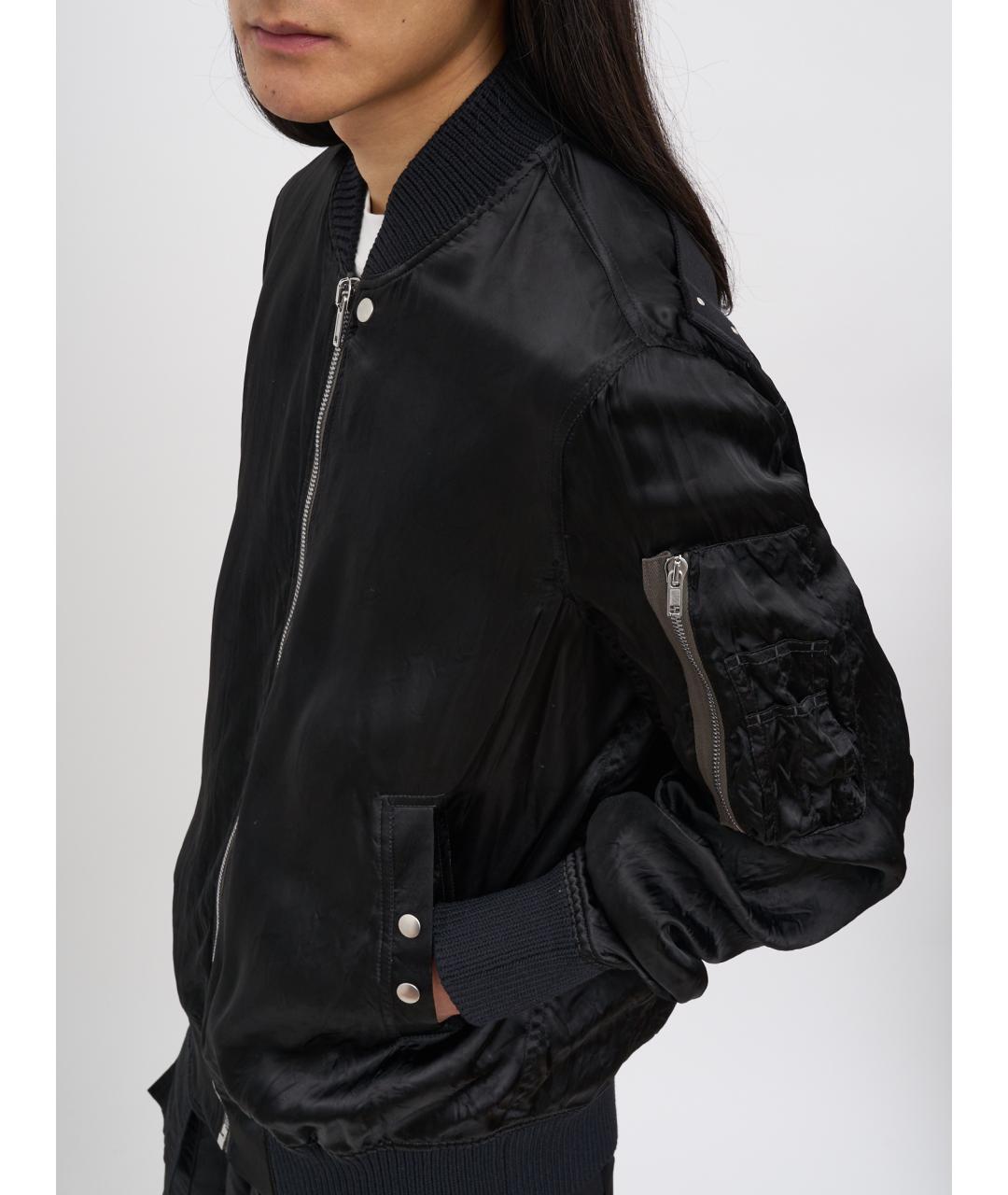 RICK OWENS Черная куртка, фото 5