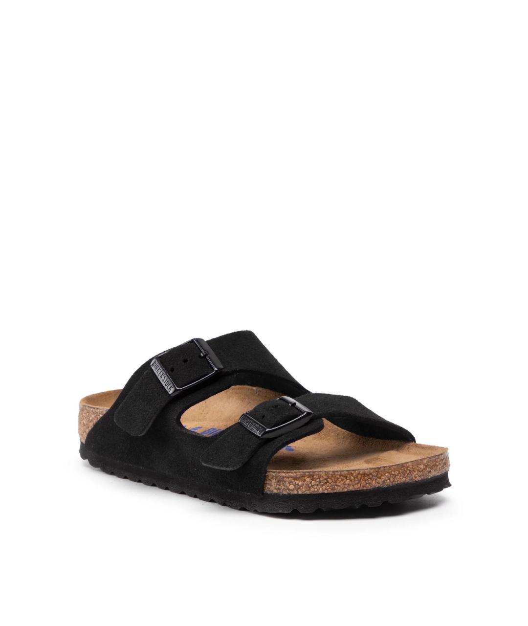 BIRKENSTOCK Черные замшевые сандалии, фото 2