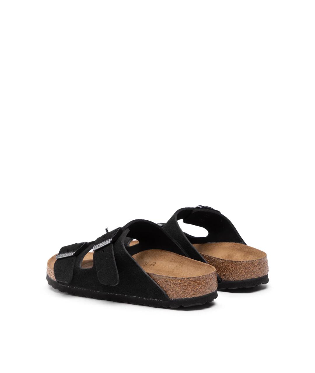 BIRKENSTOCK Черные замшевые сандалии, фото 3