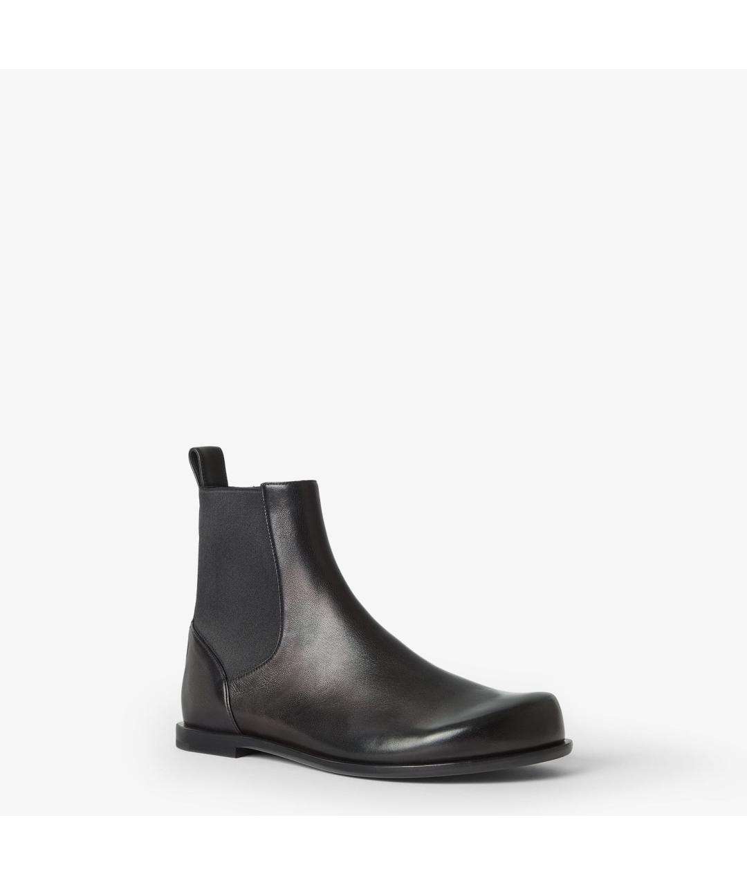 FENDI Черные кожаные высокие ботинки, фото 2