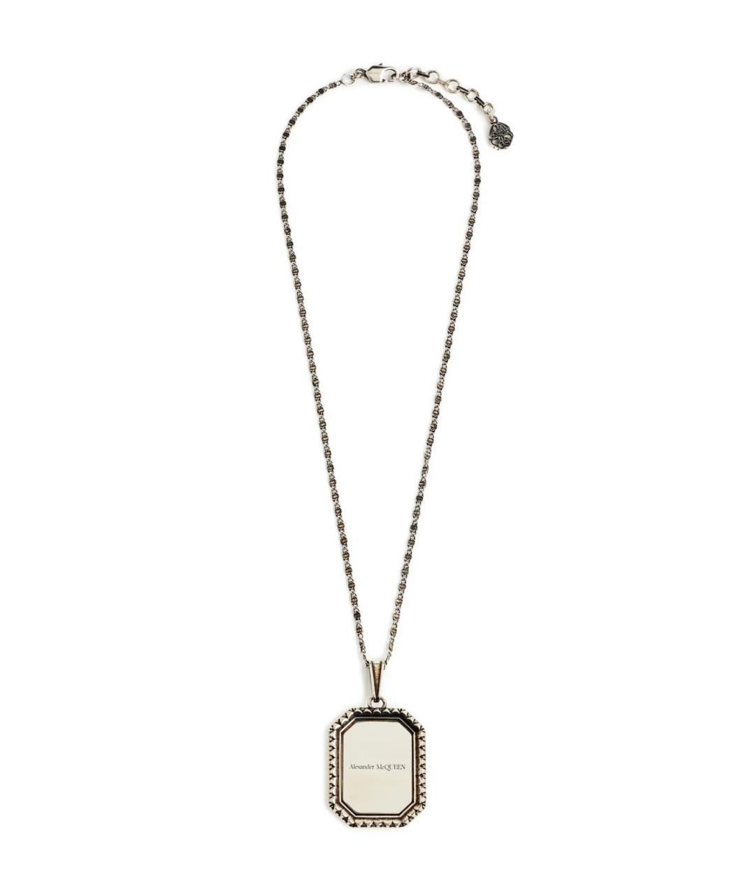 ALEXANDER MCQUEEN Серебряная металлическая цепочка/подвеска, фото 1