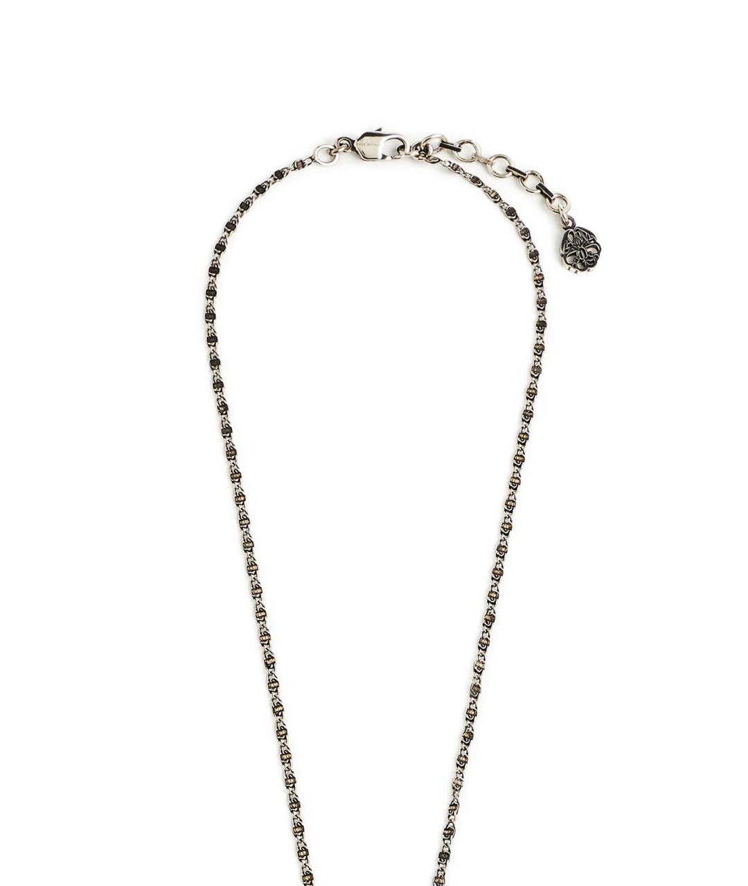 ALEXANDER MCQUEEN Серебряная металлическая цепочка/подвеска, фото 2