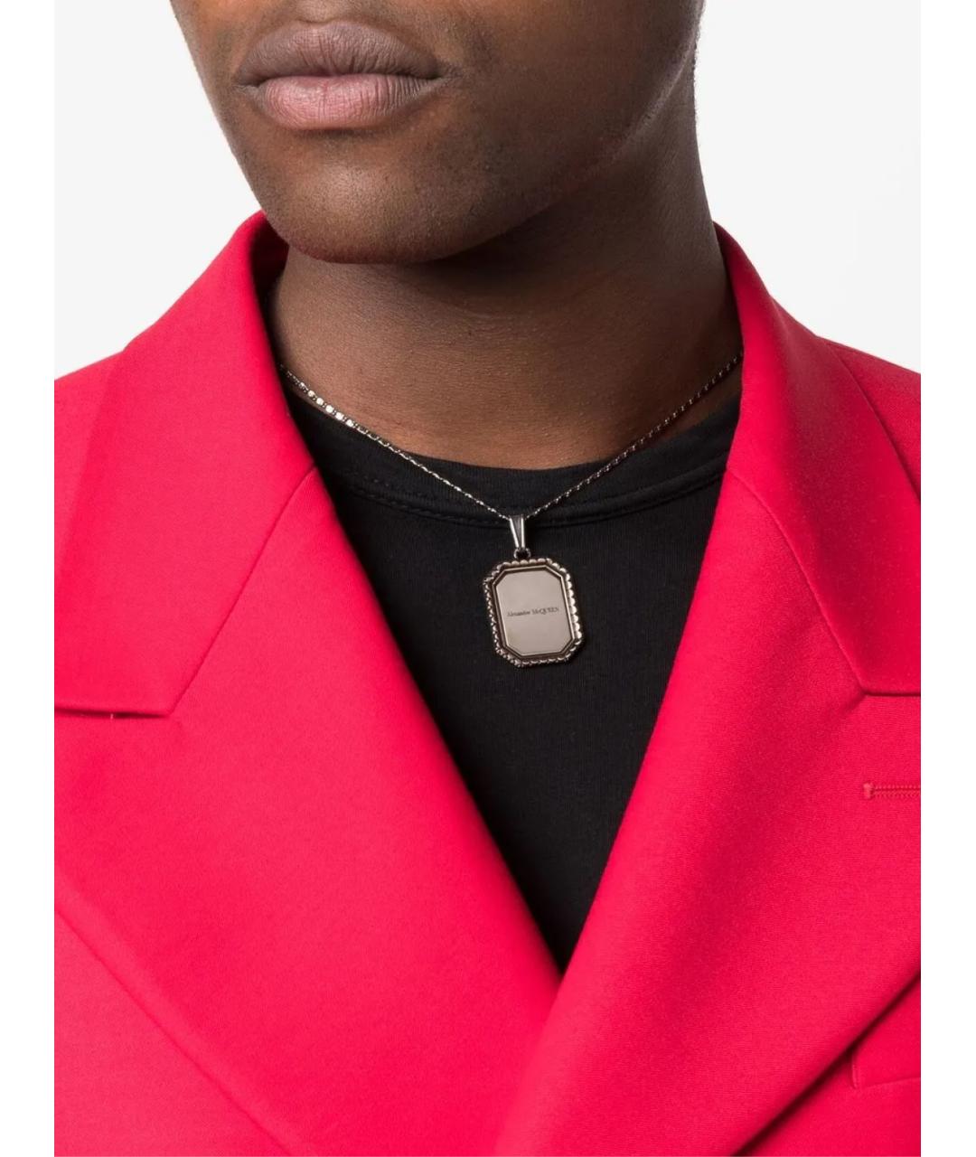 ALEXANDER MCQUEEN Серебряная металлическая цепочка/подвеска, фото 4